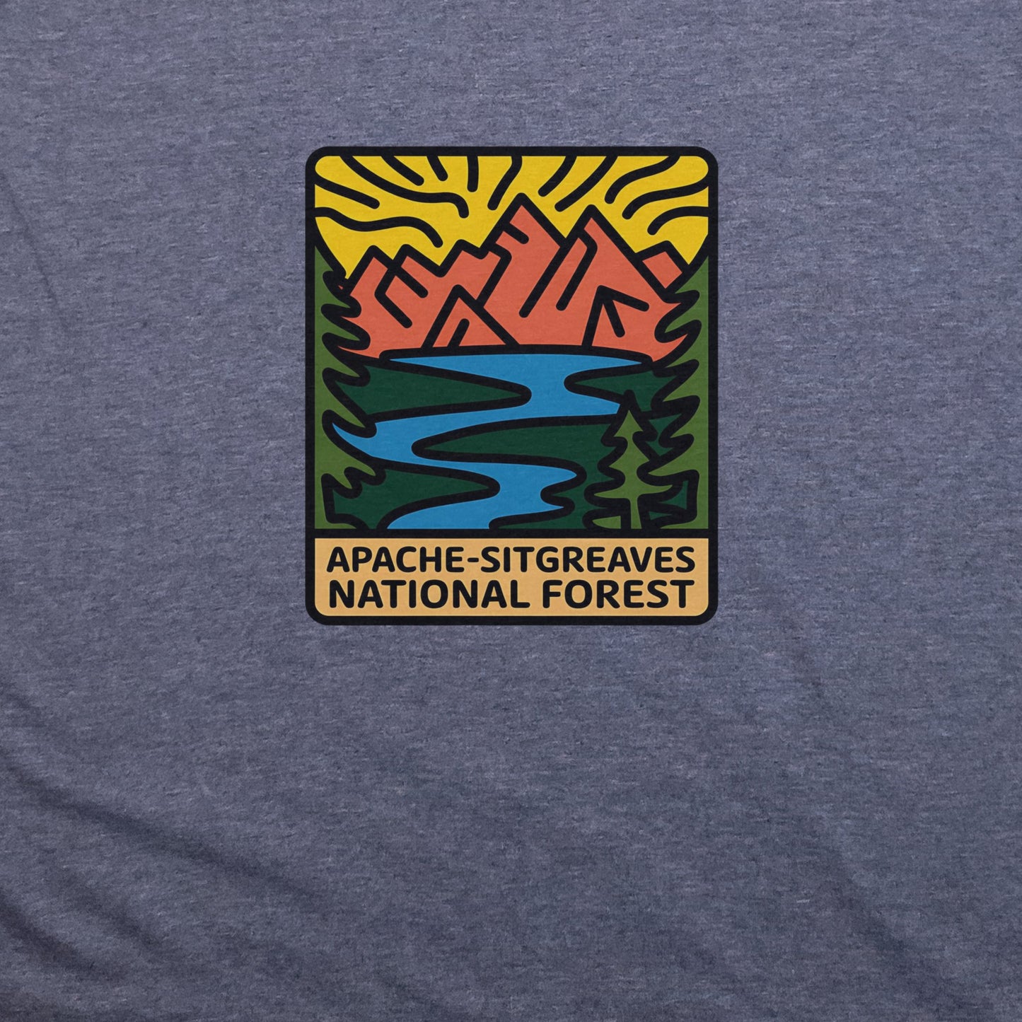 Apache Sitgreaves National Forest T-Shirt Adventure and Outdoors Themed T-Shirt