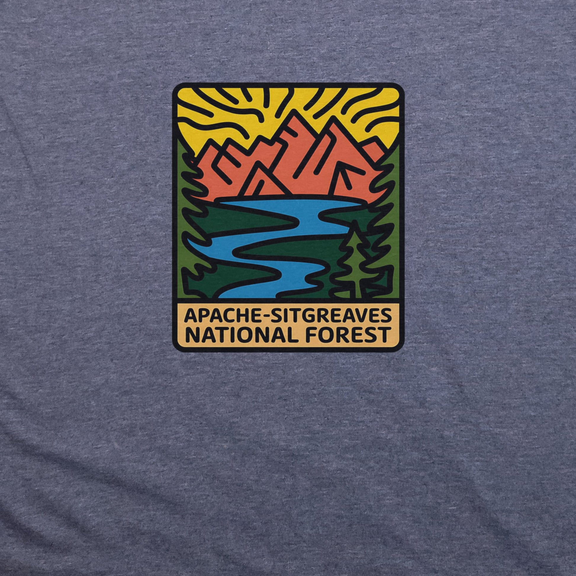 Apache Sitgreaves National Forest T-Shirt Adventure and Outdoors Themed T-Shirt