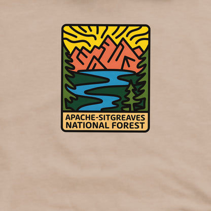 Apache-Sitgreaves National Forest Crewneck Sweatshirt Adventure and Outdoors Themed Sweatshirt