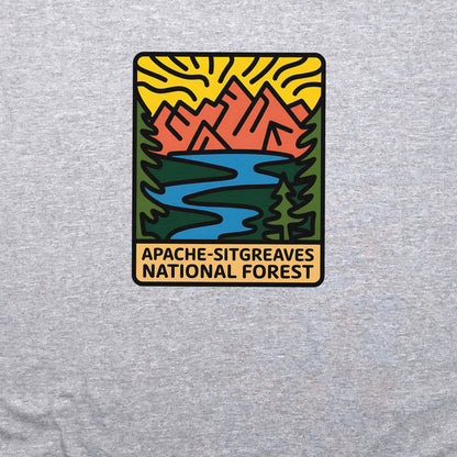 Apache-Sitgreaves National Forest Crewneck Sweatshirt Adventure and Outdoors Themed Sweatshirt
