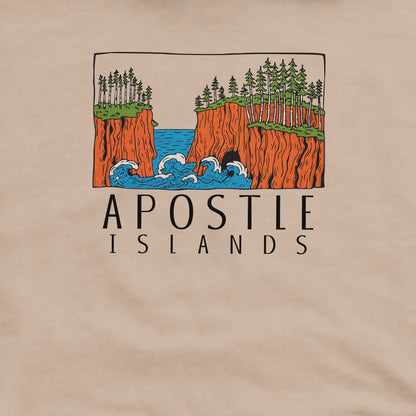Apostle Islands National Lakeshore Crewneck Sweatshirt Adventure and Outdoors Themed Sweatshirt