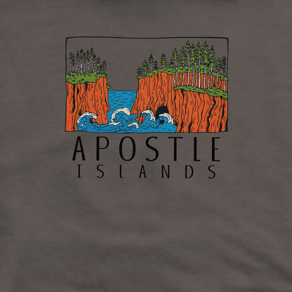 Apostle Islands National Lakeshore Crewneck Sweatshirt Adventure and Outdoors Themed Sweatshirt
