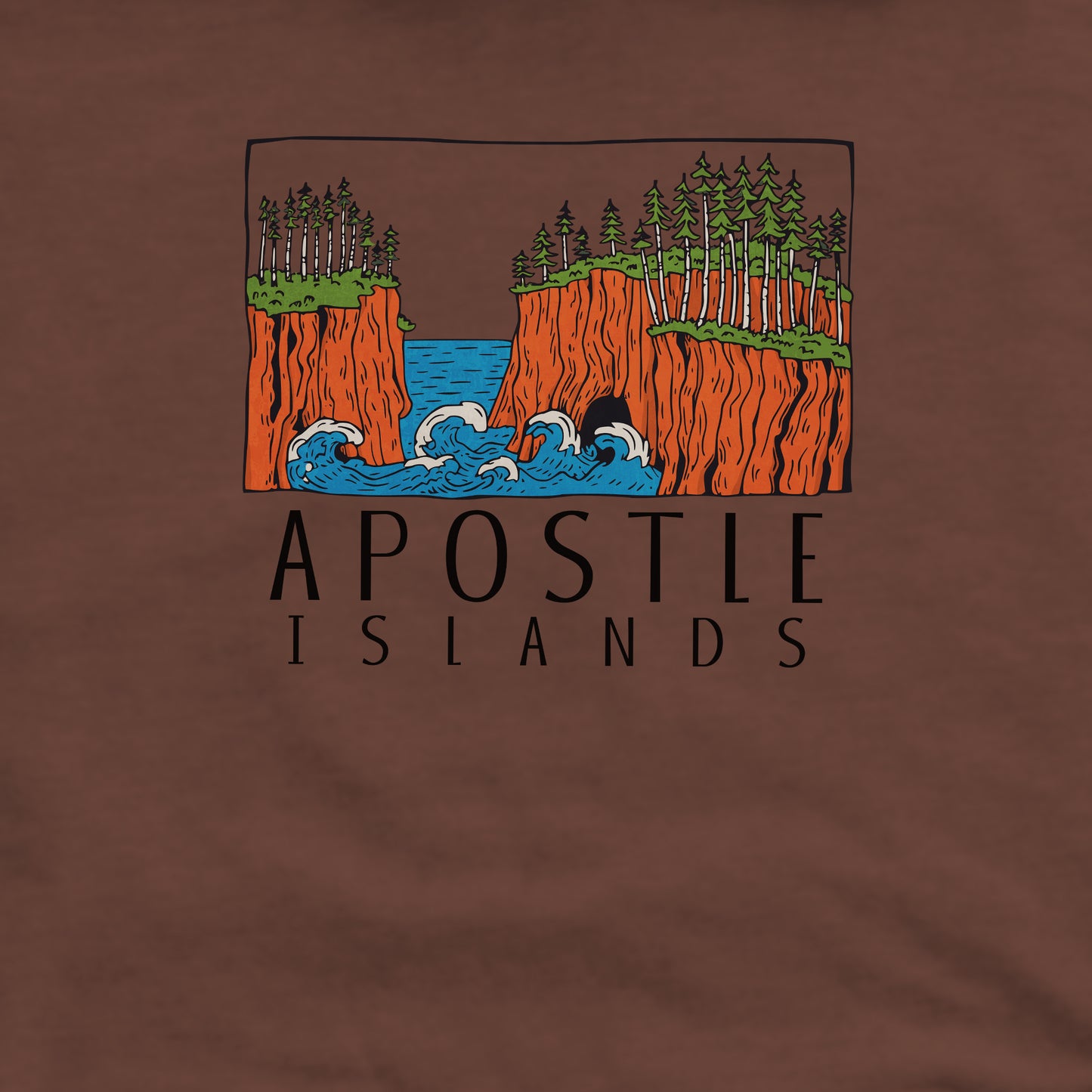 Apostle Islands National Lakeshore Crewneck Sweatshirt Adventure and Outdoors Themed Sweatshirt