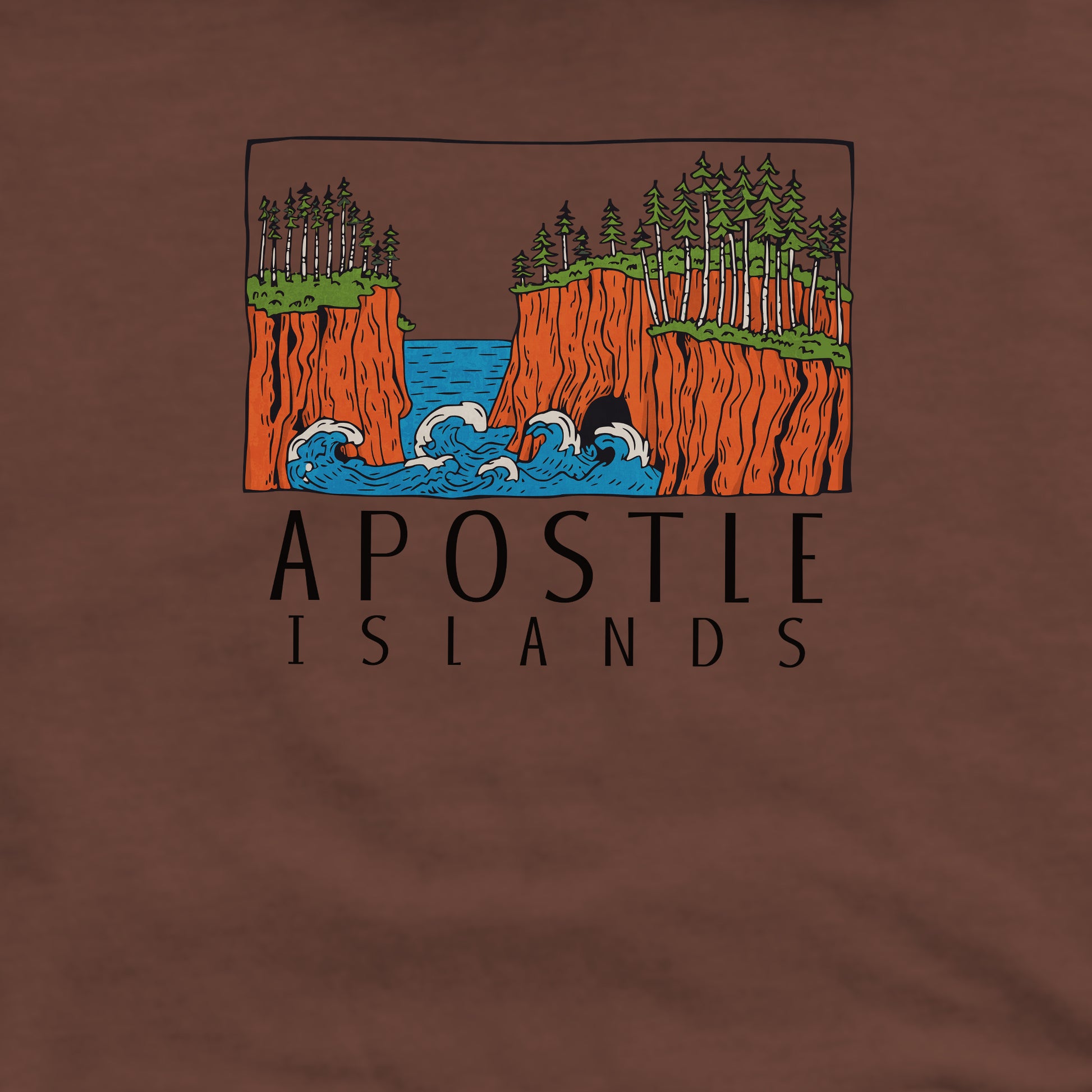 Apostle Islands National Lakeshore Crewneck Sweatshirt Adventure and Outdoors Themed Sweatshirt