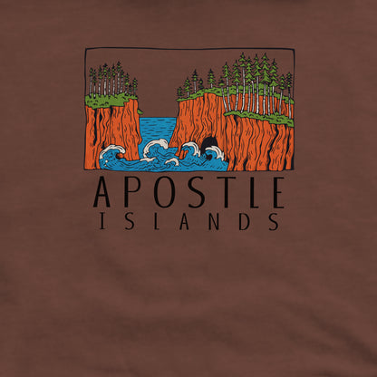 Apostle Islands National Lakeshore Crewneck Sweatshirt Adventure and Outdoors Themed Sweatshirt