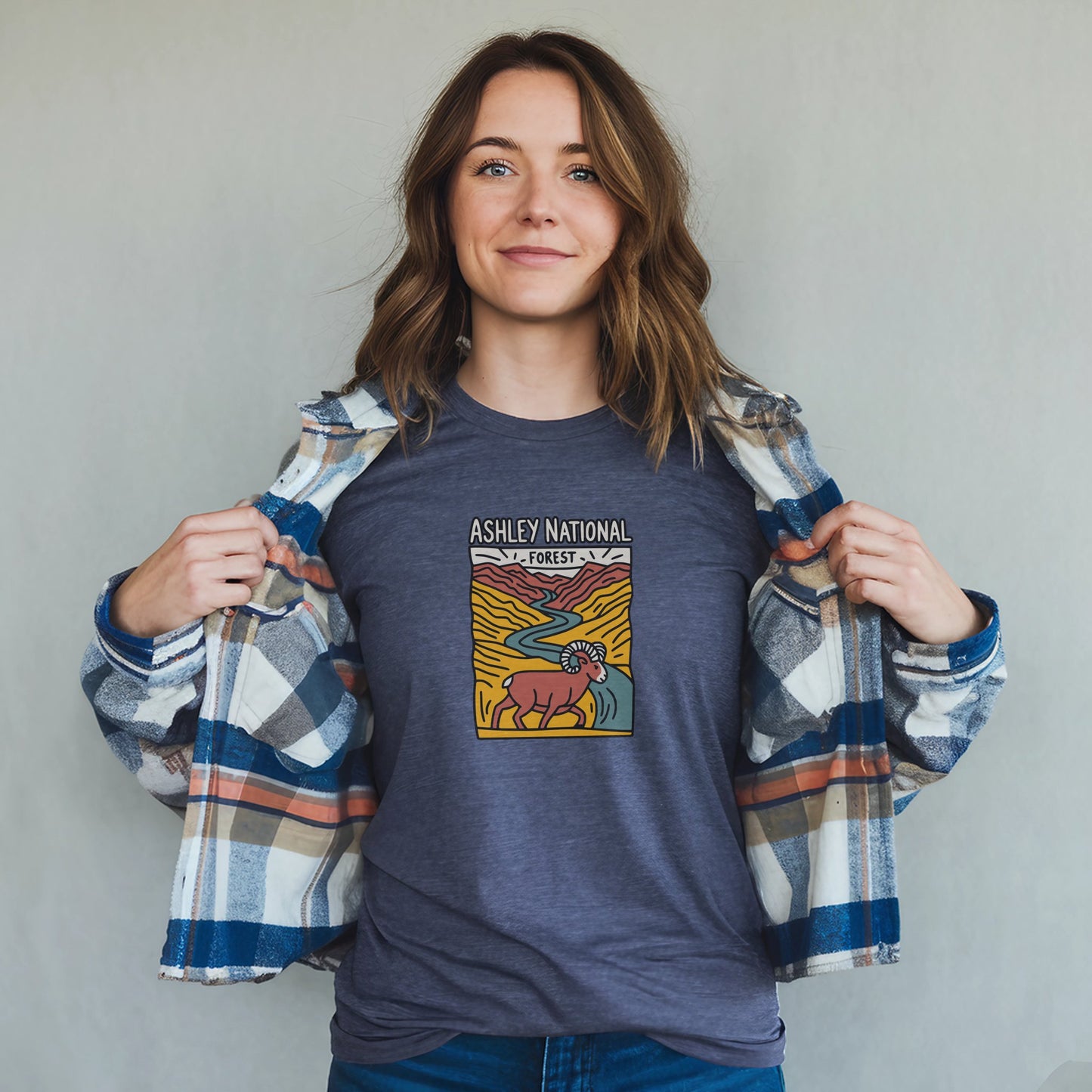Ashley National Forest T-Shirt Adventure and Outdoors Themed T-Shirt