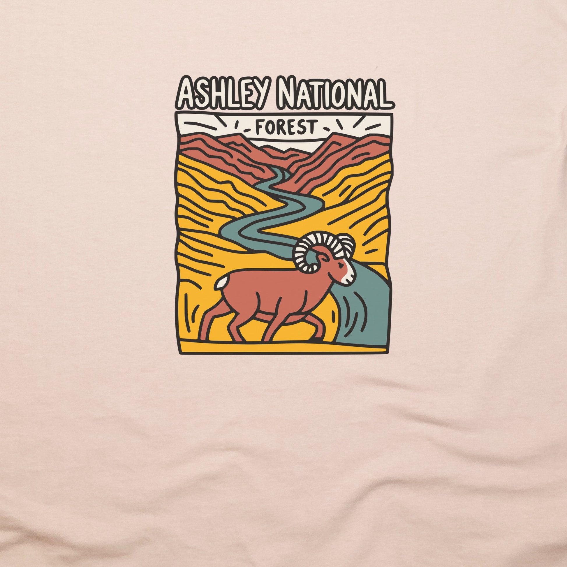 Ashley National Forest T-Shirt Adventure and Outdoors Themed T-Shirt