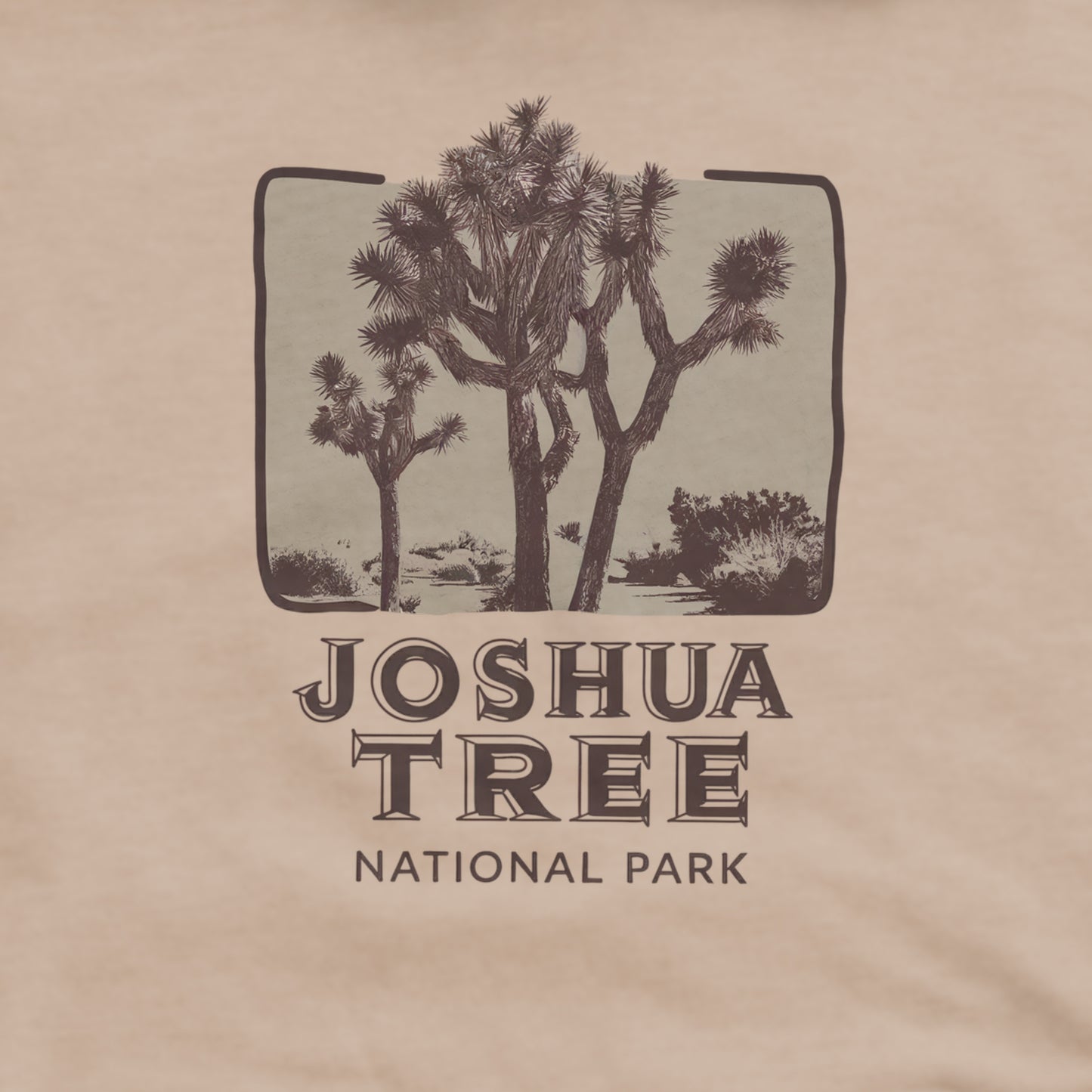 Joshua Tree National Park Vintage Crewneck Sweatshirt Adventure and Outdoors Themed Sweatshirt