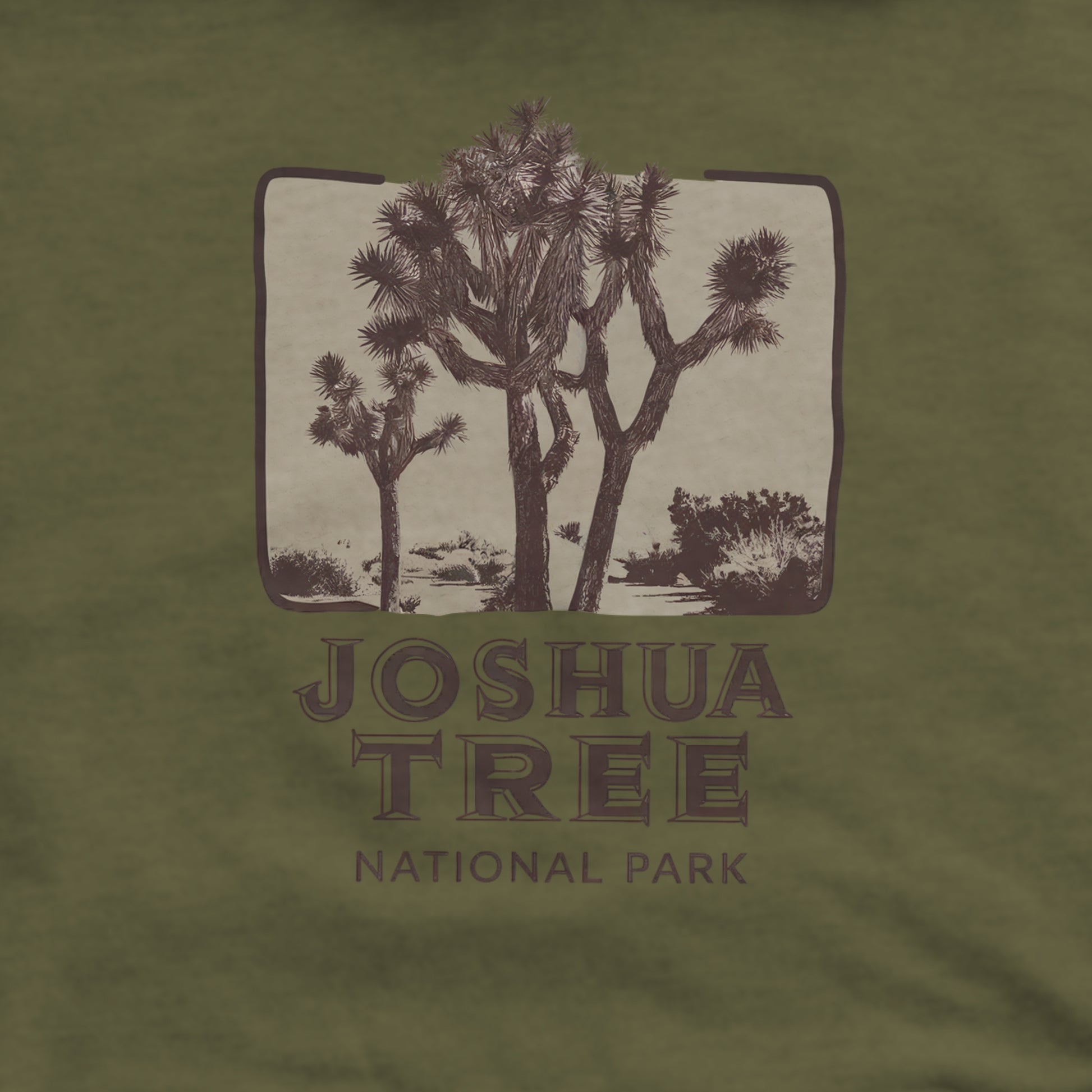 Joshua Tree National Park Vintage Crewneck Sweatshirt Adventure and Outdoors Themed Sweatshirt