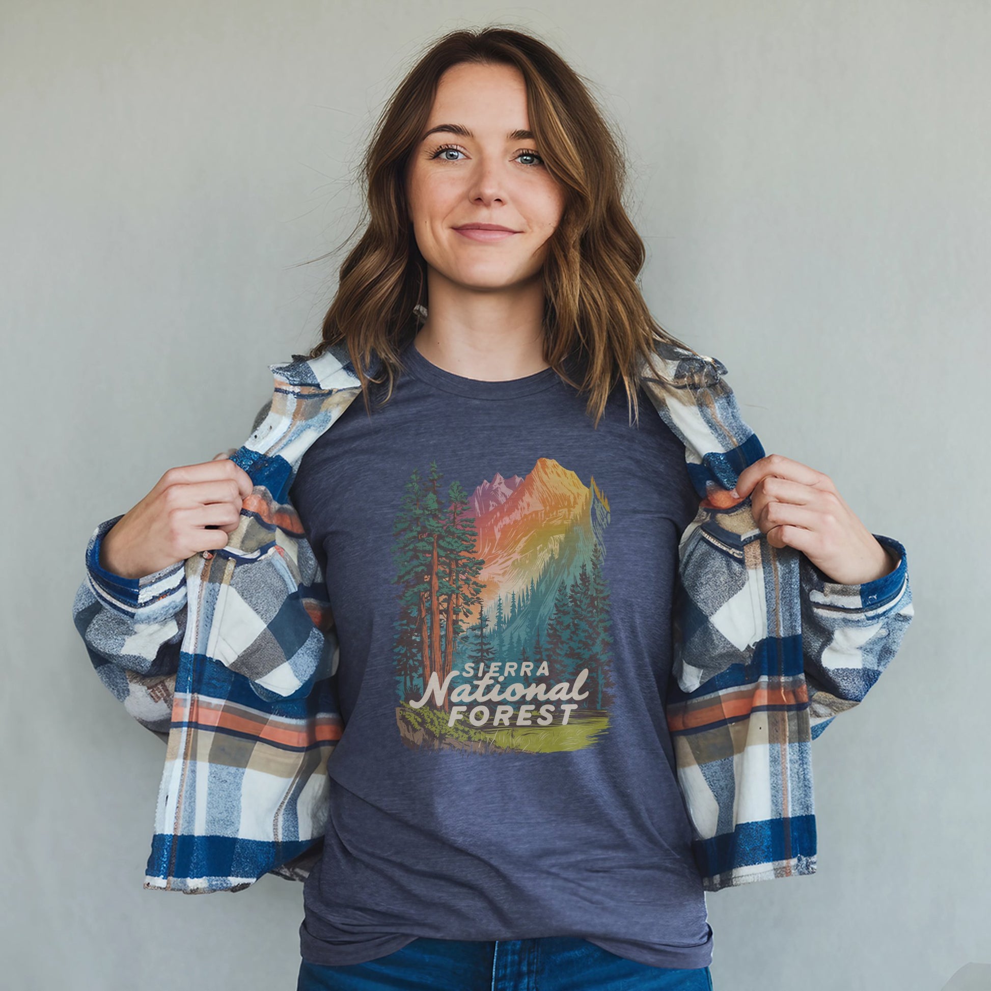 Sierra National Forest T-Shirt Adventure and Outdoors Themed T-Shirt