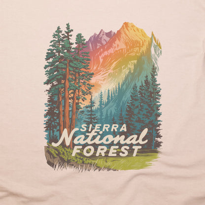 Sierra National Forest T-Shirt Adventure and Outdoors Themed T-Shirt