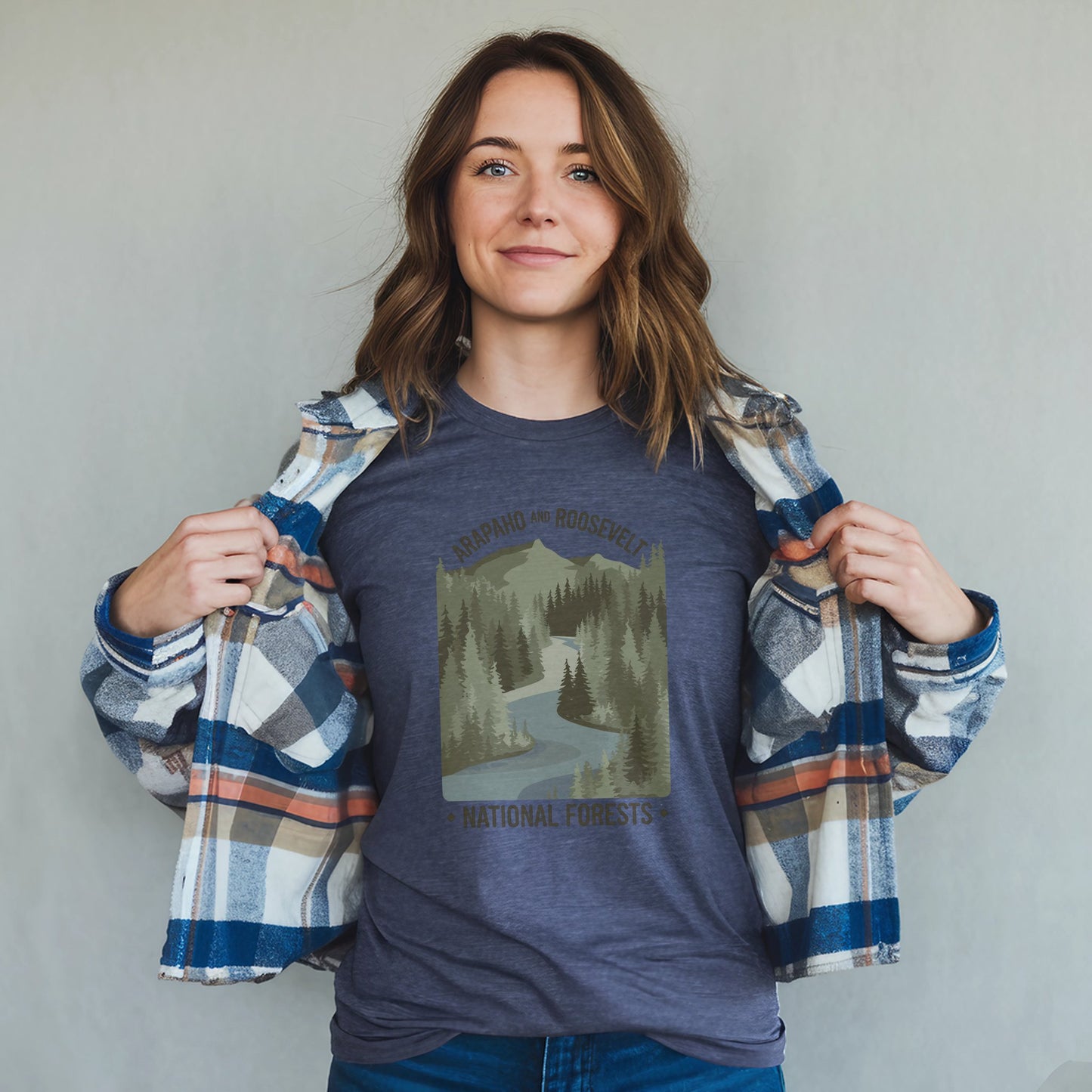 Arapaho and Roosevelt National Forests T-Shirt Adventure and Outdoors Themed T-Shirt