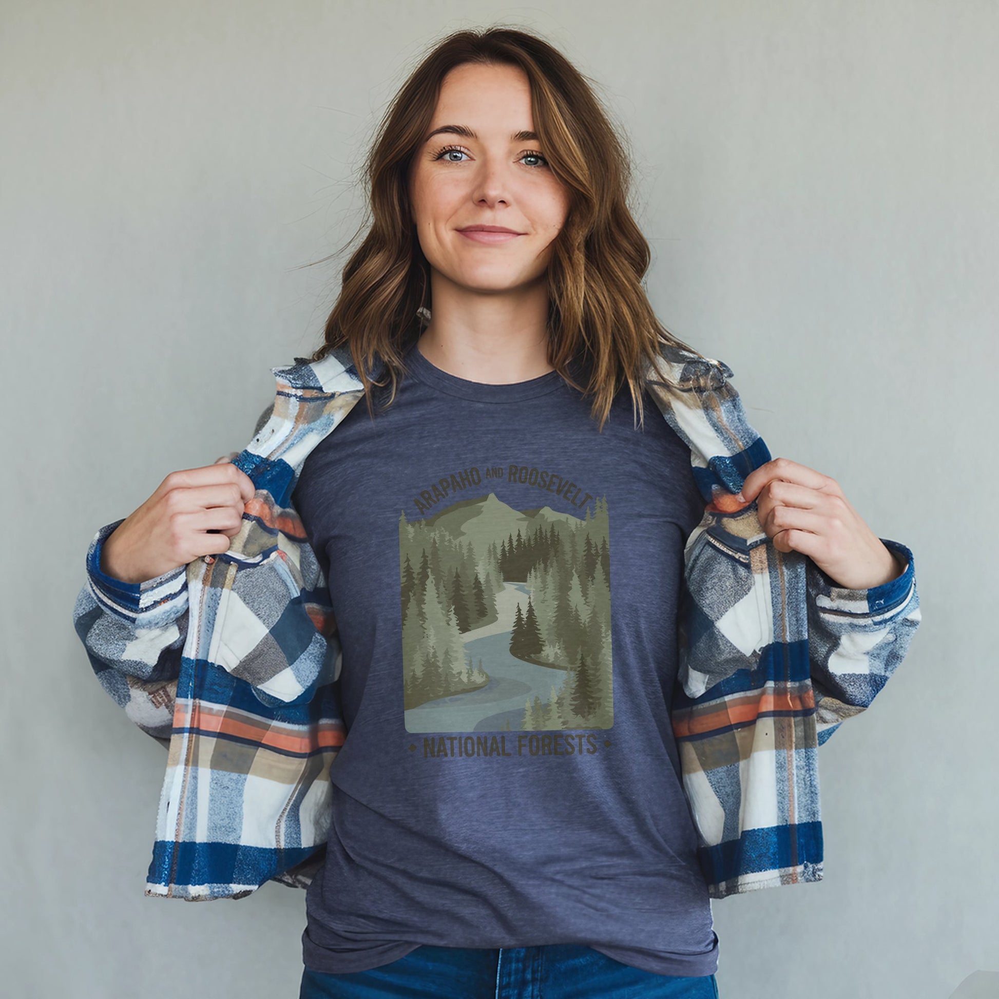 Arapaho and Roosevelt National Forests T-Shirt Adventure and Outdoors Themed T-Shirt