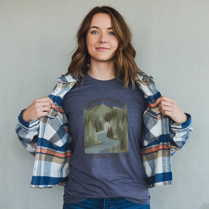 Arapaho and Roosevelt National Forests T-Shirt Adventure and Outdoors Themed T-Shirt
