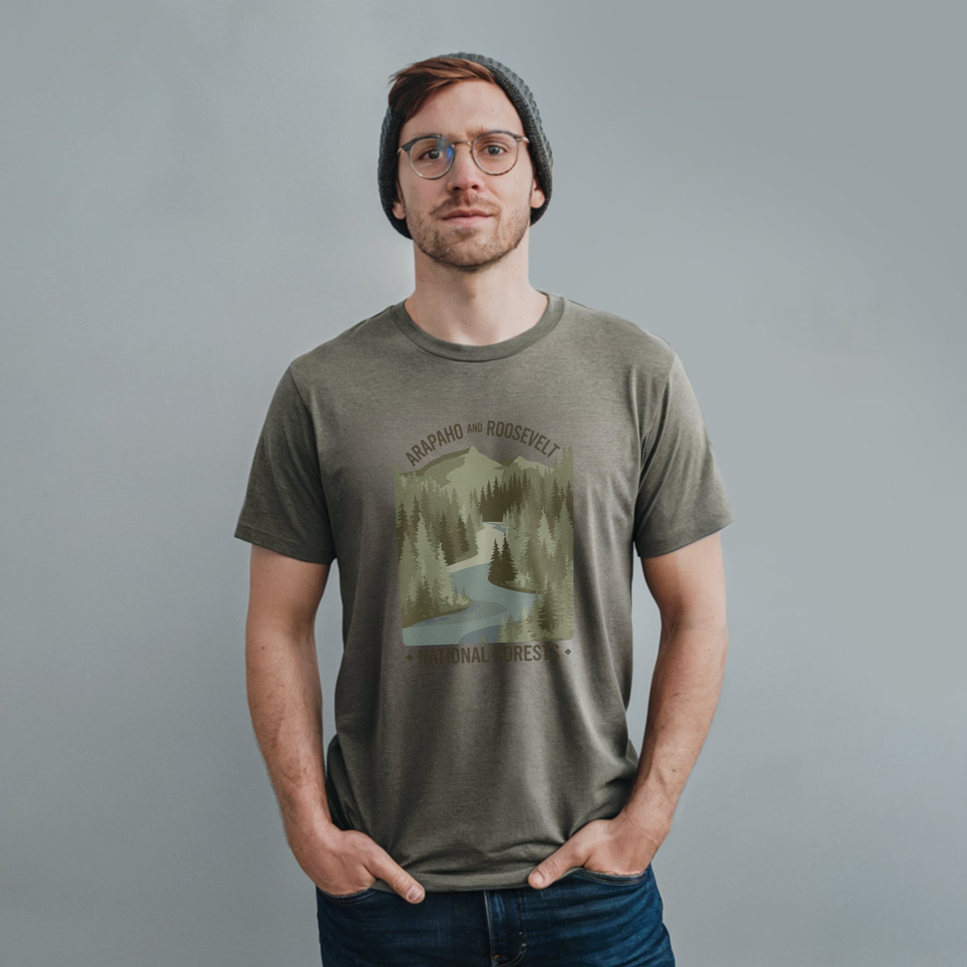Arapaho and Roosevelt National Forests T-Shirt Adventure and Outdoors Themed T-Shirt