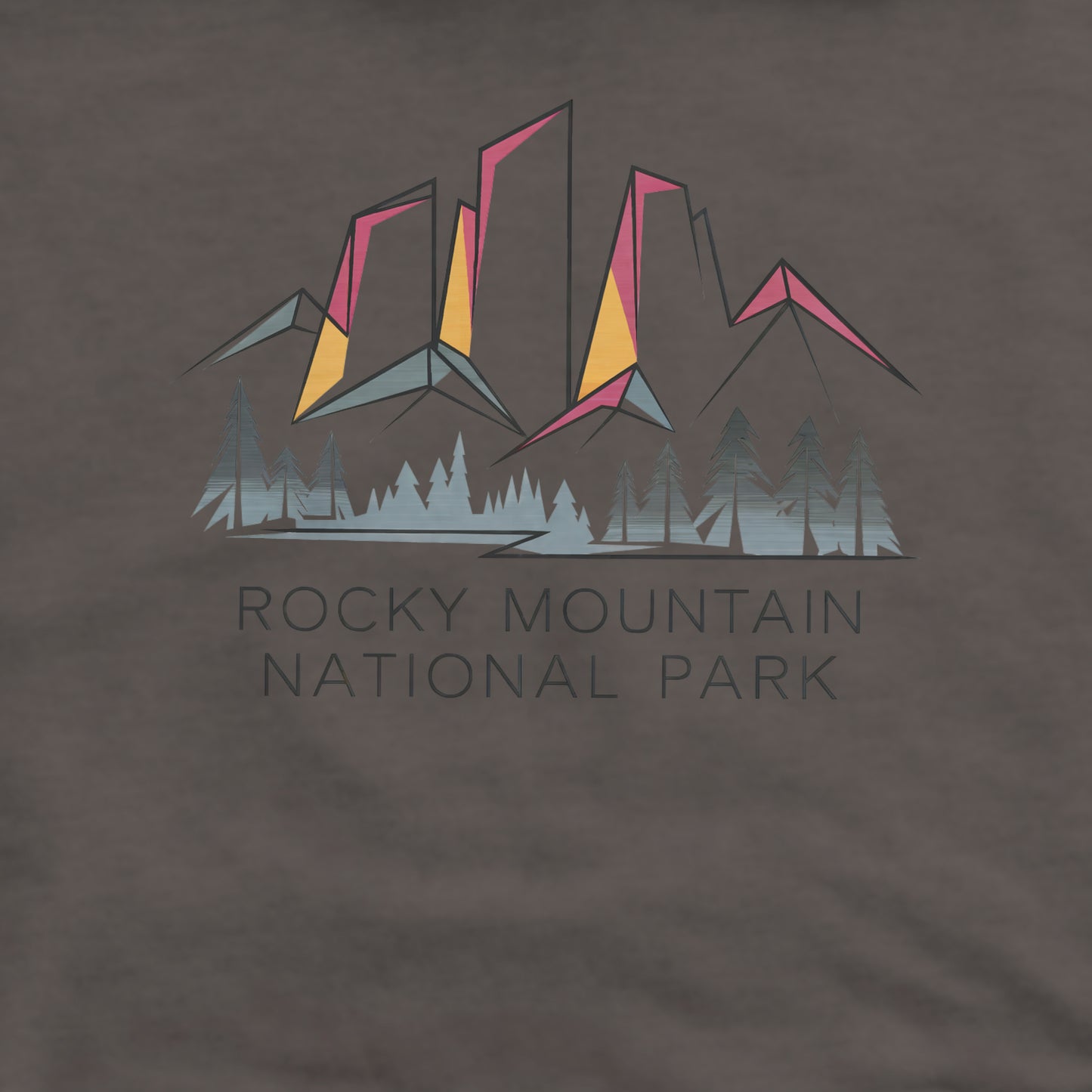 Rocky Mountain National Park Crewneck Sweatshirt Adventure and Outdoors Themed Sweatshirt