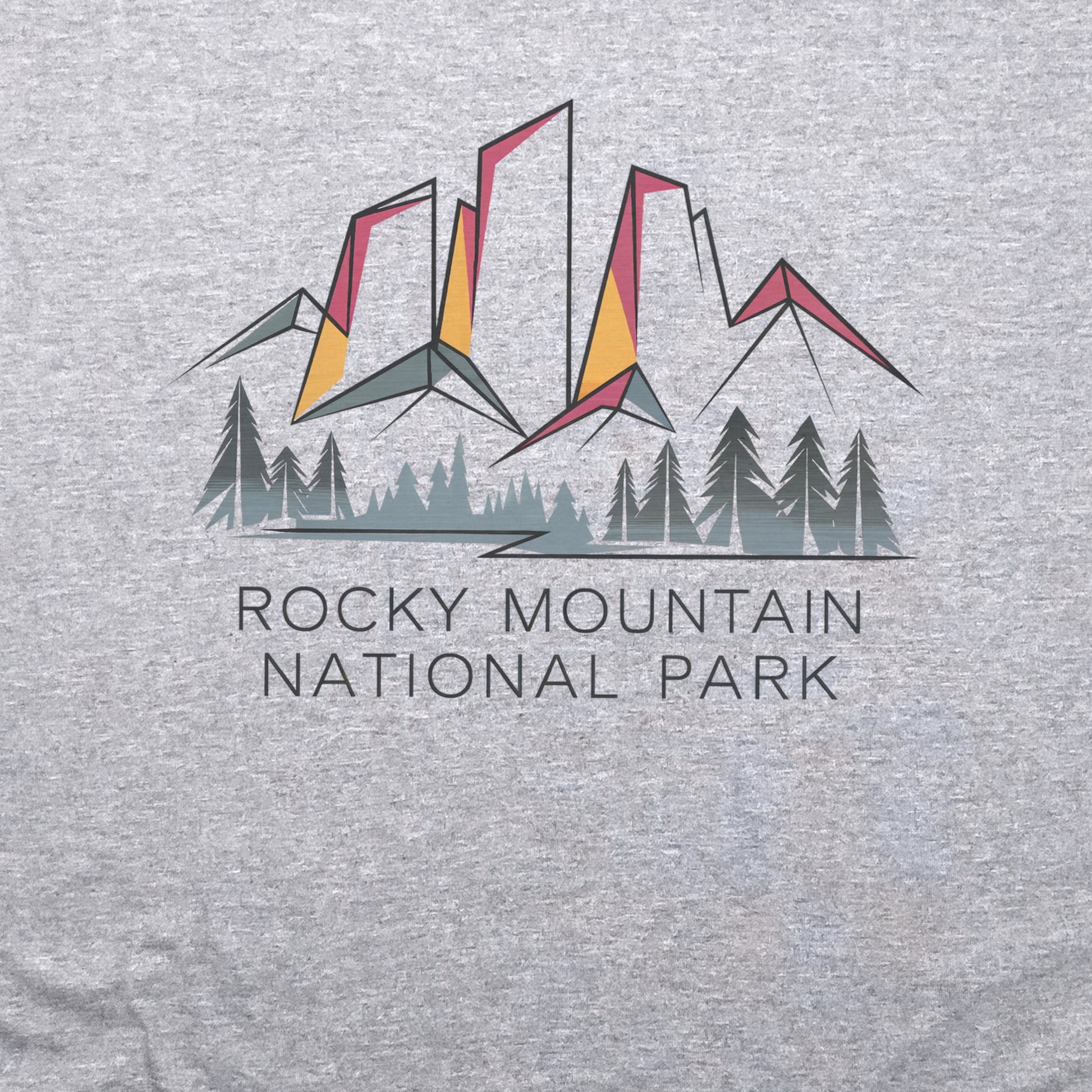 Rocky Mountain National Park Crewneck Sweatshirt Adventure and Outdoors Themed Sweatshirt