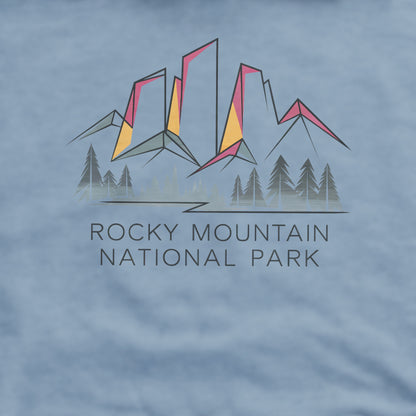 Rocky Mountain National Park Crewneck Sweatshirt Adventure and Outdoors Themed Sweatshirt
