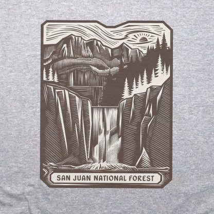 San Juan National Forest Vintage T-Shirt Adventure and Outdoors Themed T-Shirt