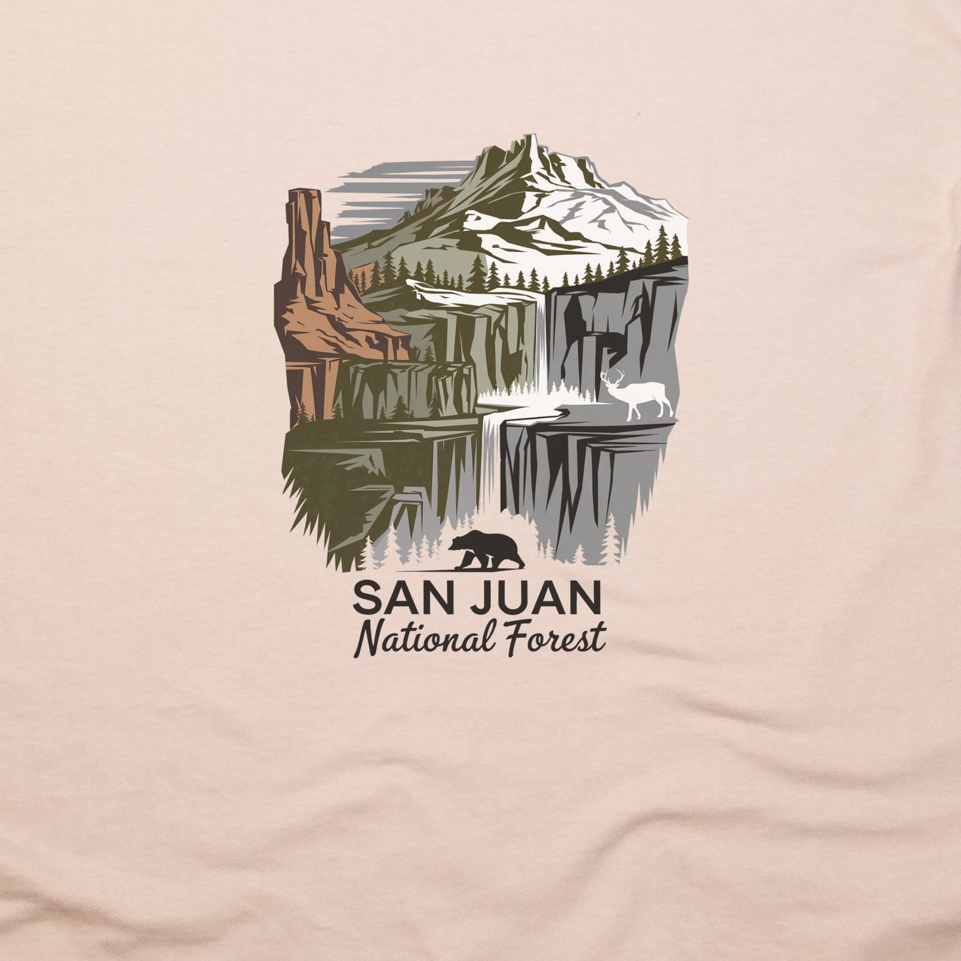 San Juan National Forest T-Shirt Adventure and Outdoors Themed T-Shirt