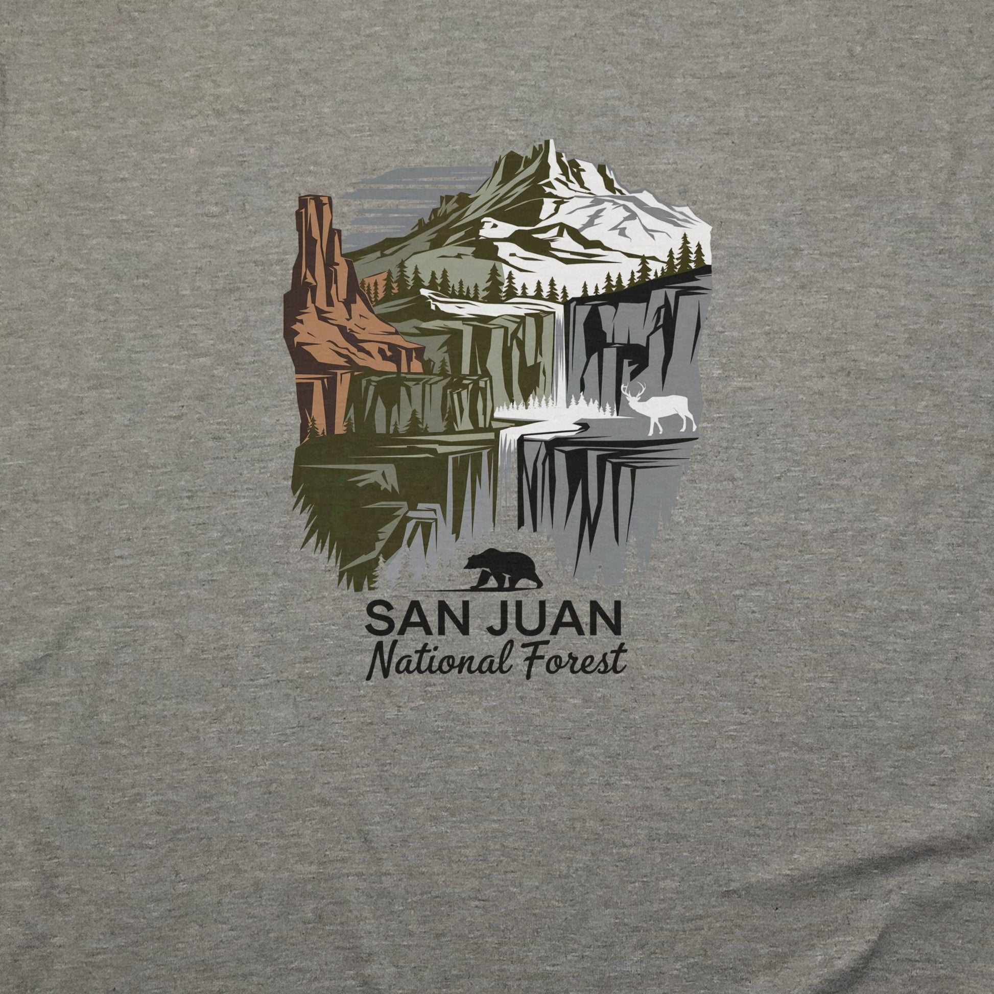 San Juan National Forest T-Shirt Adventure and Outdoors Themed T-Shirt