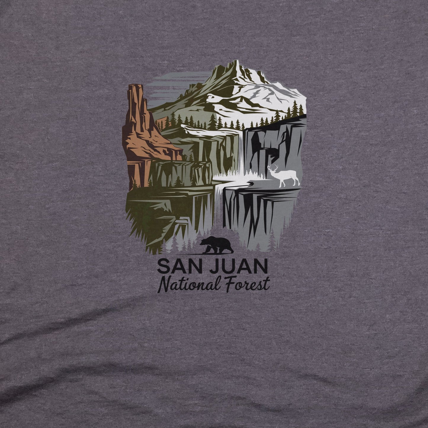San Juan National Forest T-Shirt Adventure and Outdoors Themed T-Shirt
