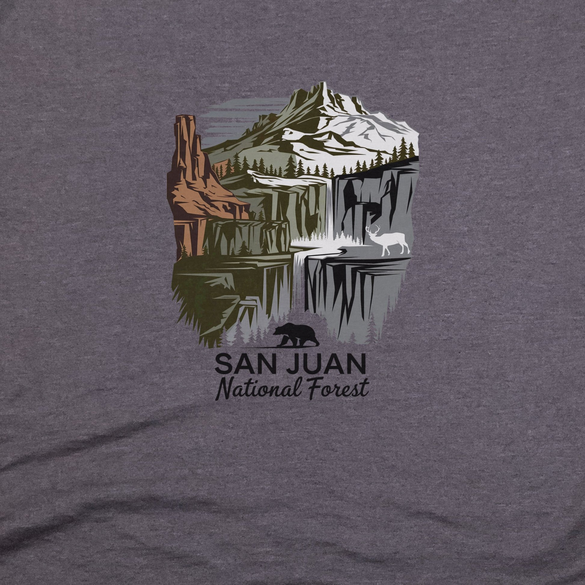 San Juan National Forest T-Shirt Adventure and Outdoors Themed T-Shirt