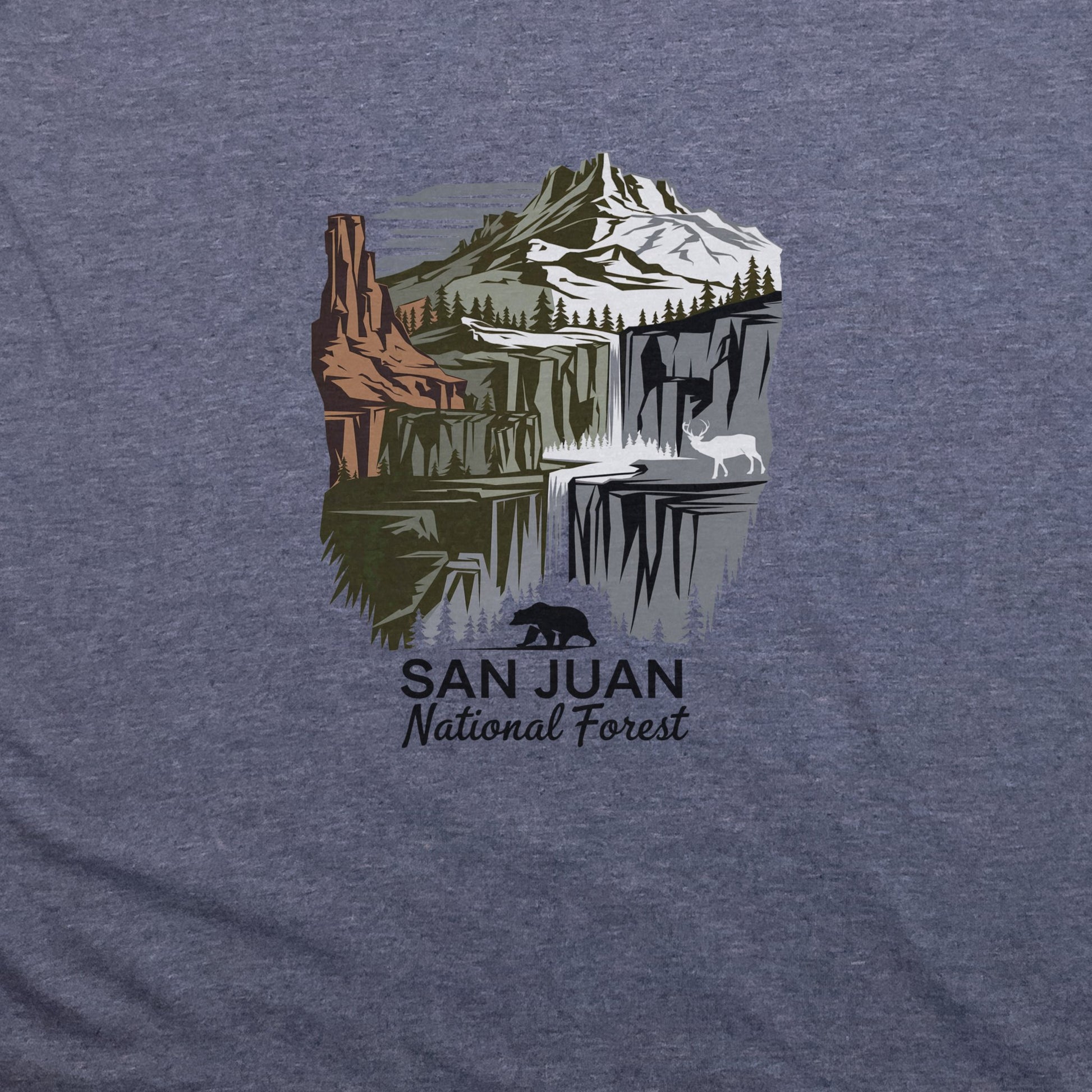 San Juan National Forest T-Shirt Adventure and Outdoors Themed T-Shirt