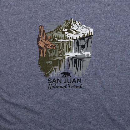 San Juan National Forest T-Shirt Adventure and Outdoors Themed T-Shirt