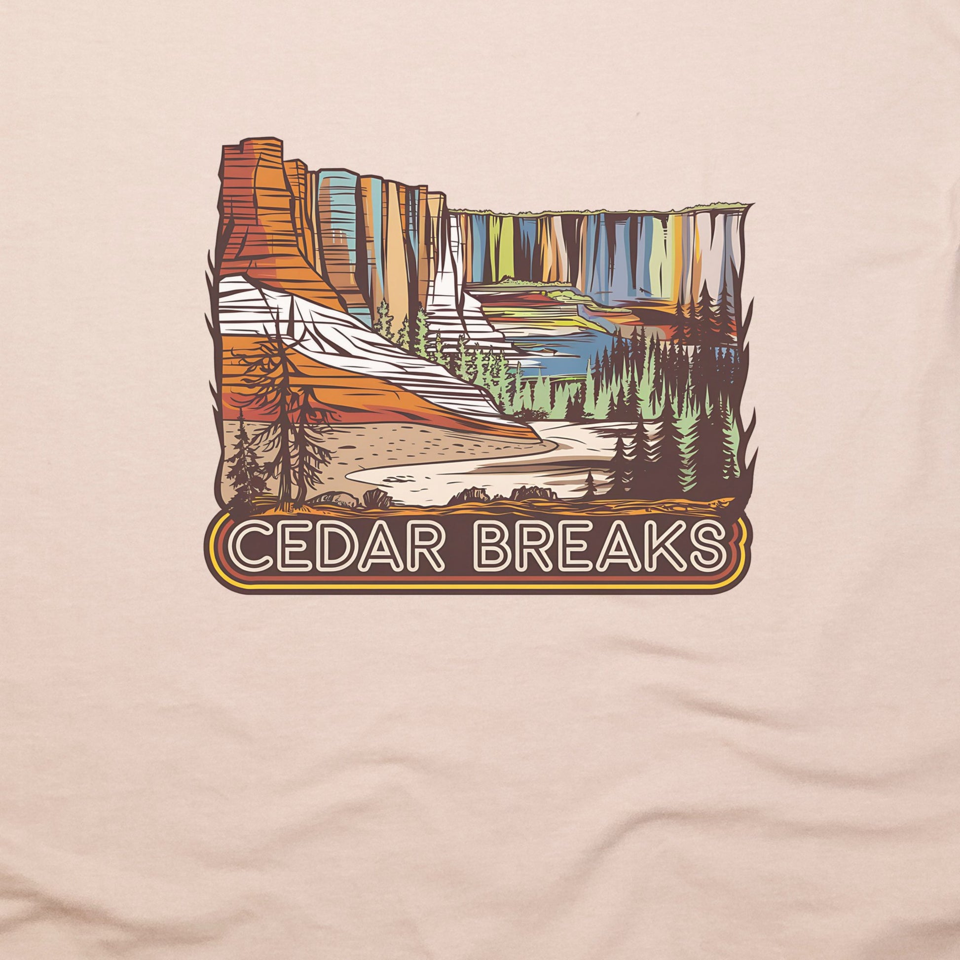 Cedar Breaks National Forest T-Shirt Adventure and Outdoors Themed T-Shirt