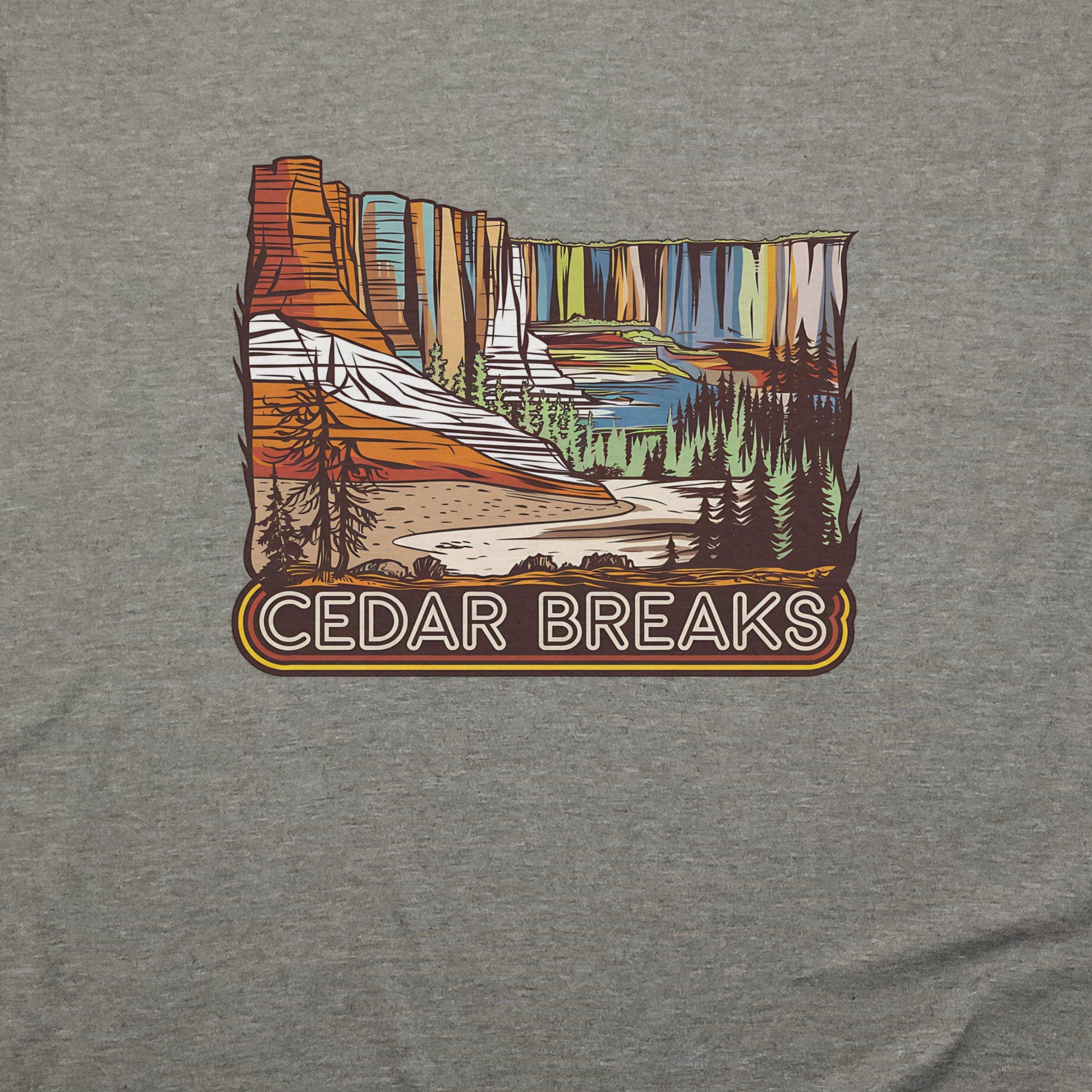 Cedar Breaks National Forest T-Shirt Adventure and Outdoors Themed T-Shirt