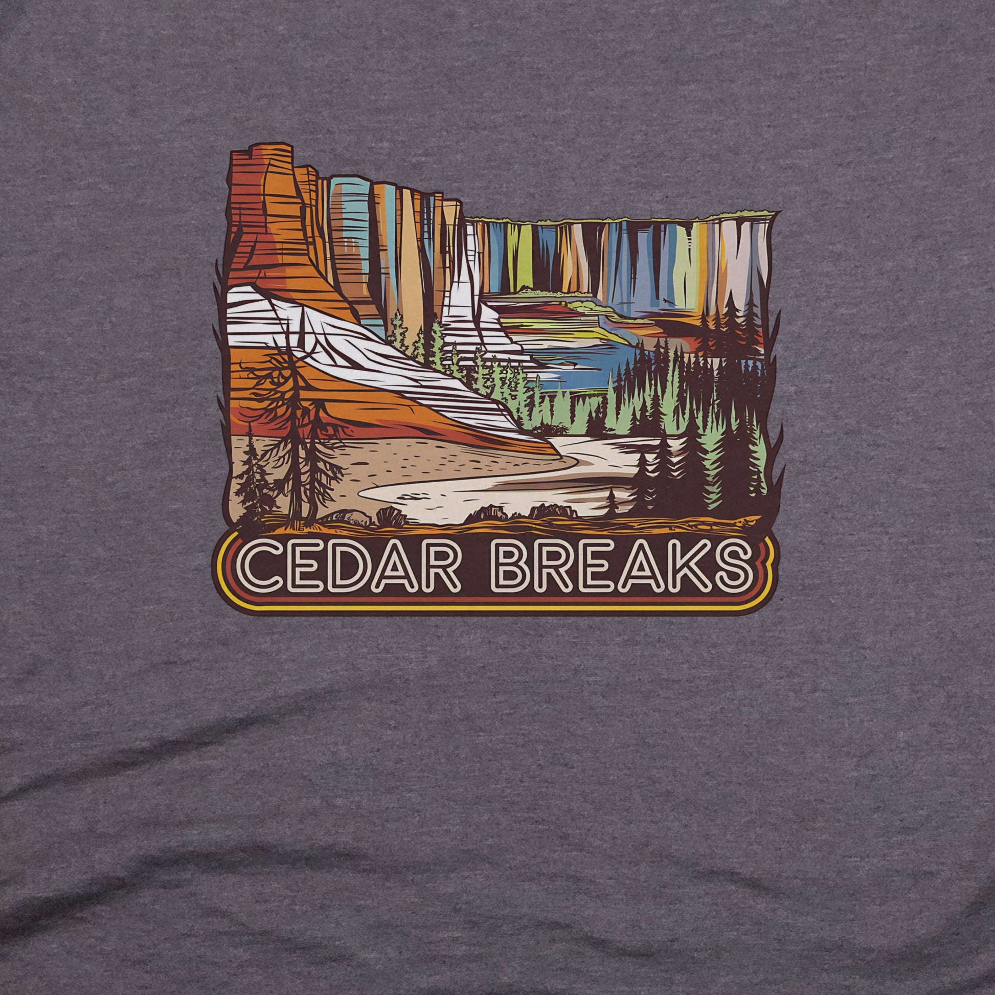 Cedar Breaks National Forest T-Shirt Adventure and Outdoors Themed T-Shirt