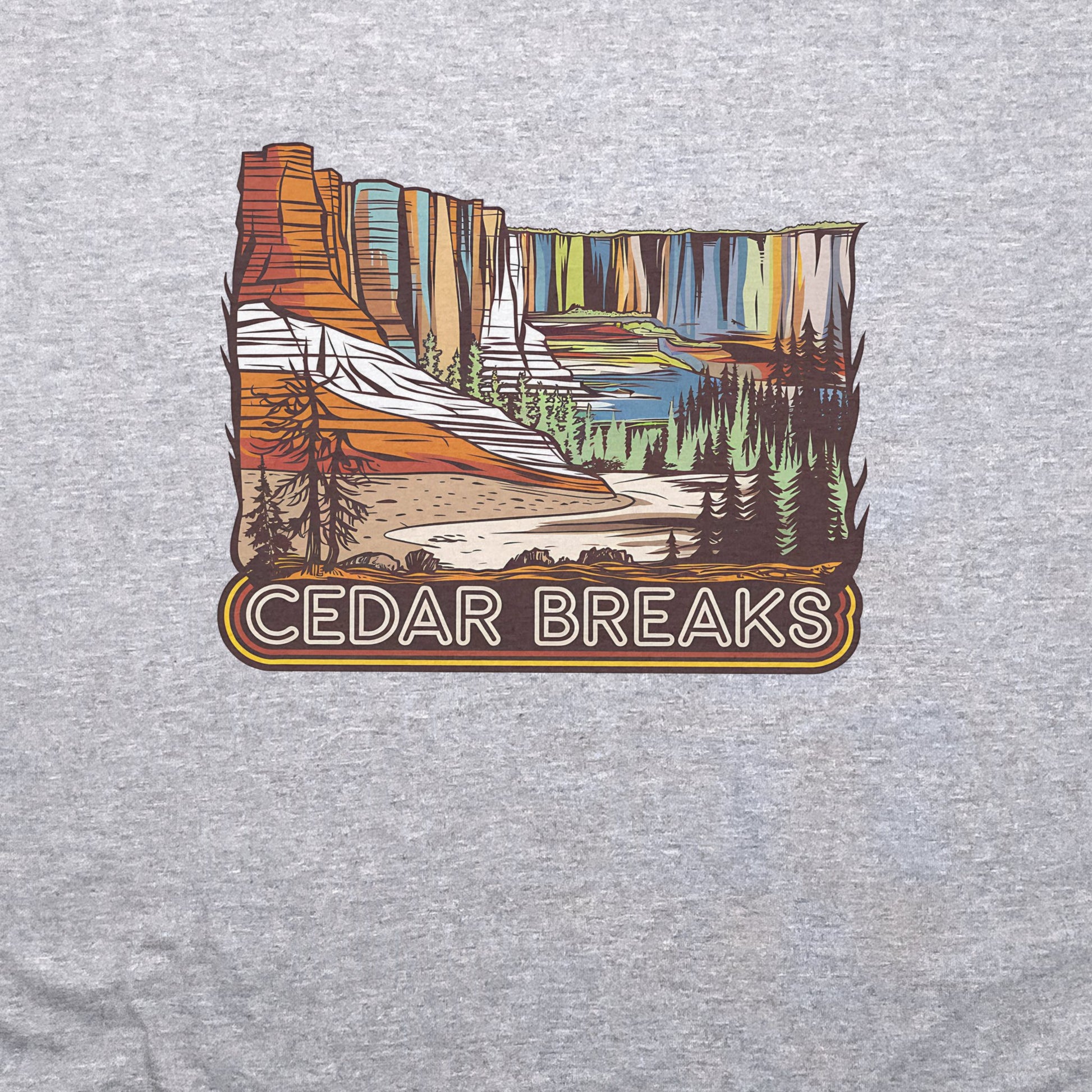 Cedar Breaks National Forest T-Shirt Adventure and Outdoors Themed T-Shirt