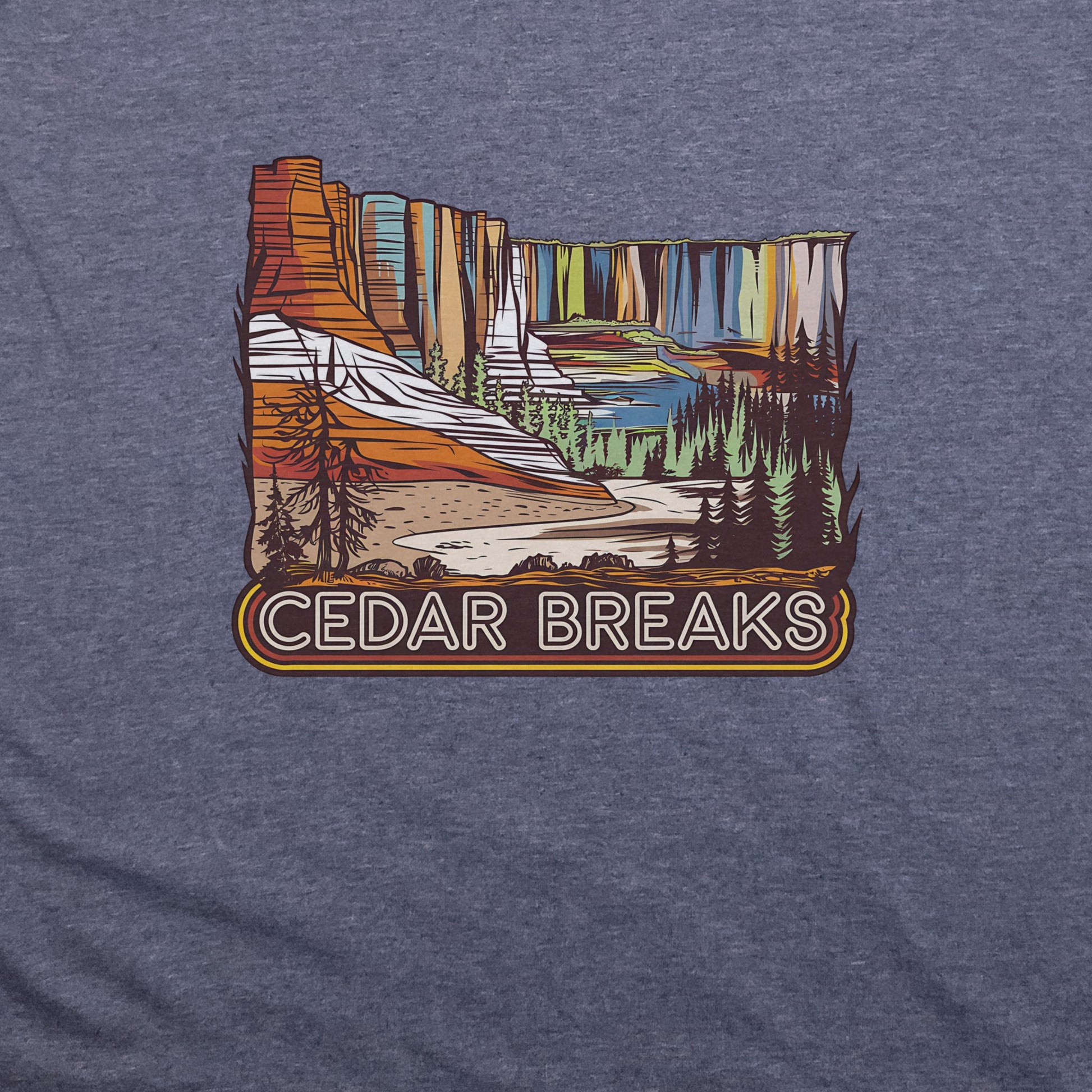 Cedar Breaks National Forest T-Shirt Adventure and Outdoors Themed T-Shirt