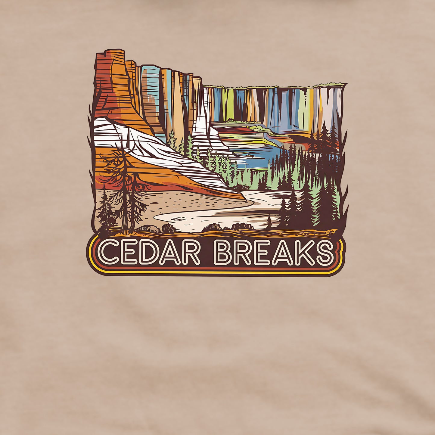 Cedar Breaks National Forest Sweatshirt Adventure and Outdoors Themed Sweatshirt