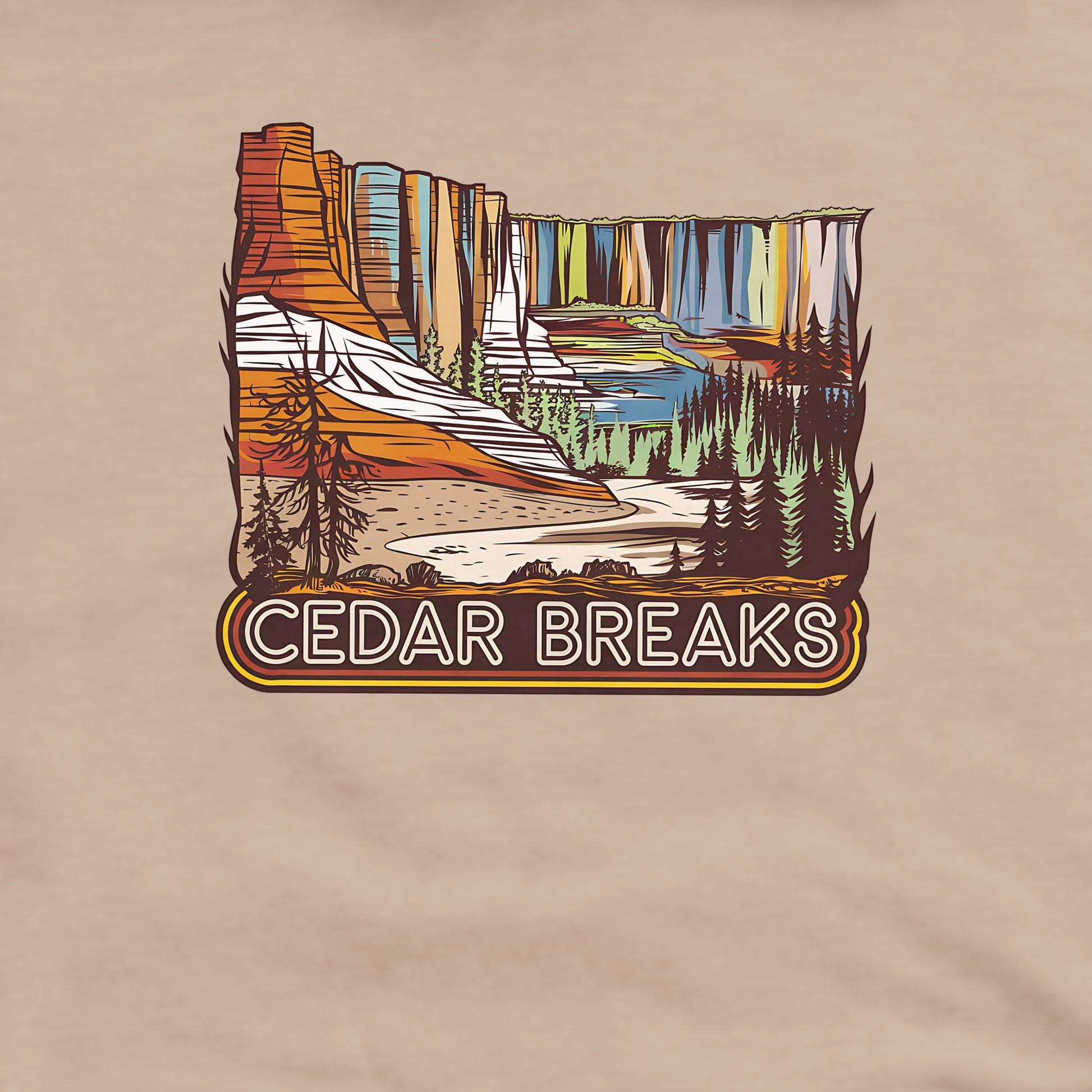 Cedar Breaks National Forest Sweatshirt Adventure and Outdoors Themed Sweatshirt