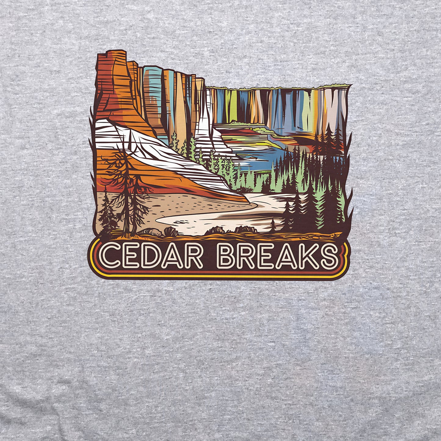 Cedar Breaks National Forest Sweatshirt Adventure and Outdoors Themed Sweatshirt