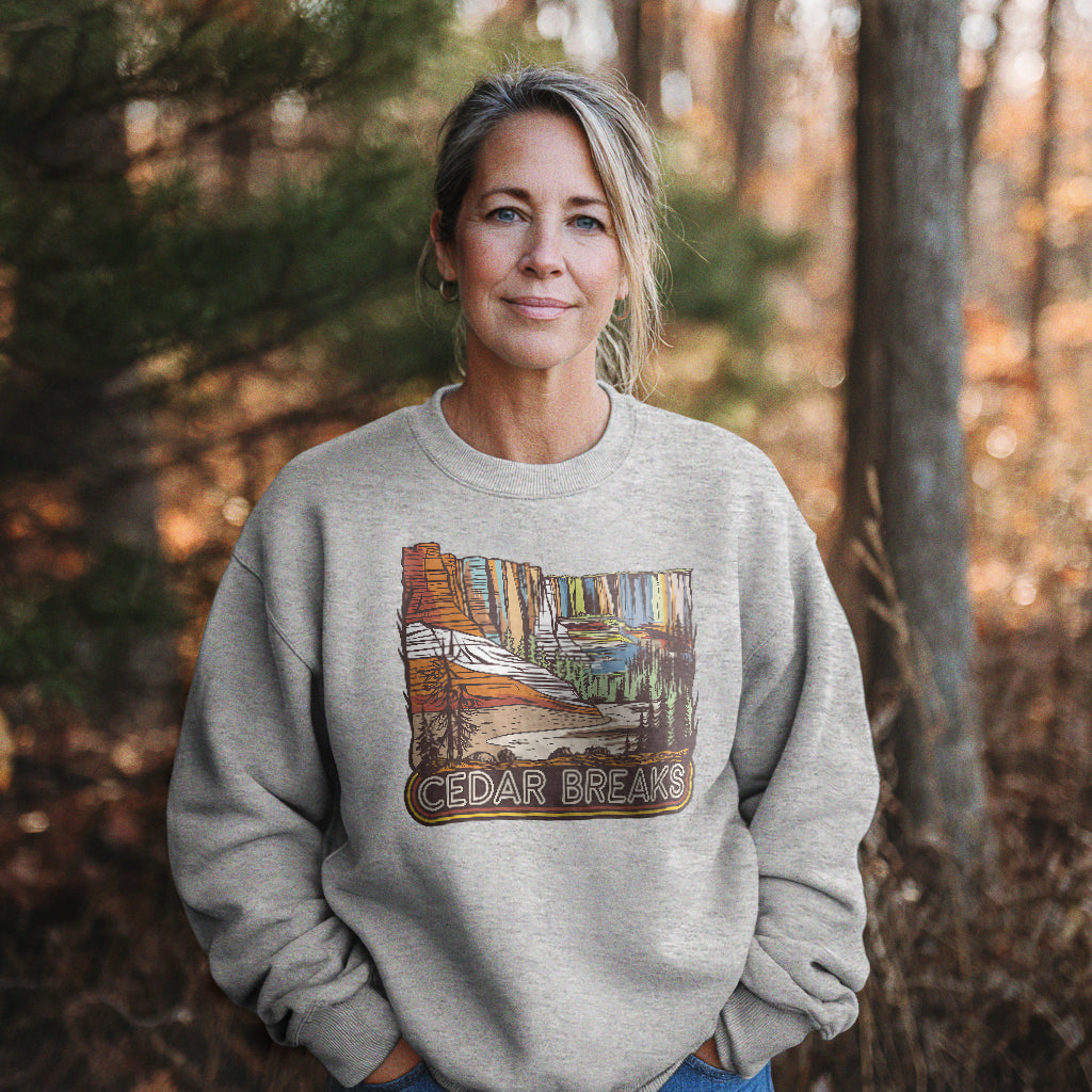Cedar Breaks National Forest Sweatshirt Adventure and Outdoors Themed Sweatshirt