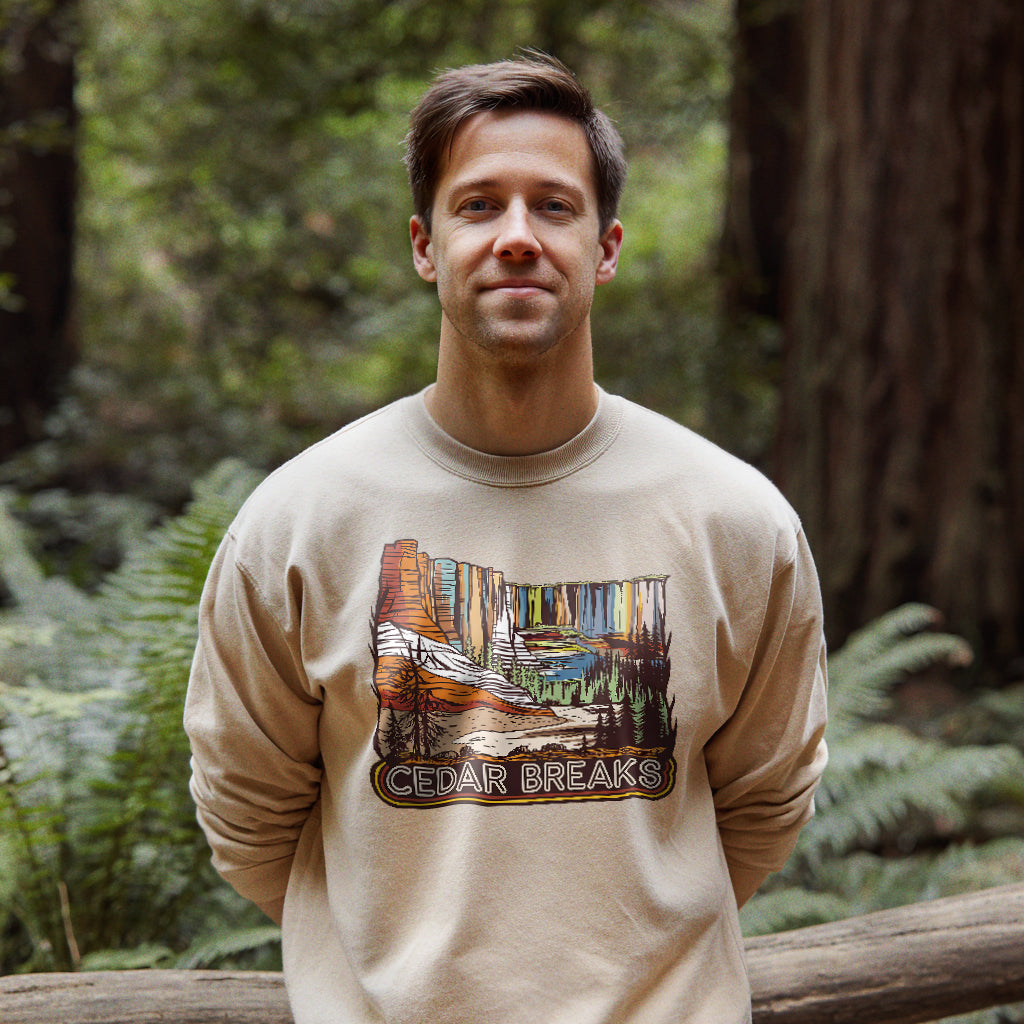Cedar Breaks National Forest Sweatshirt Adventure and Outdoors Themed Sweatshirt