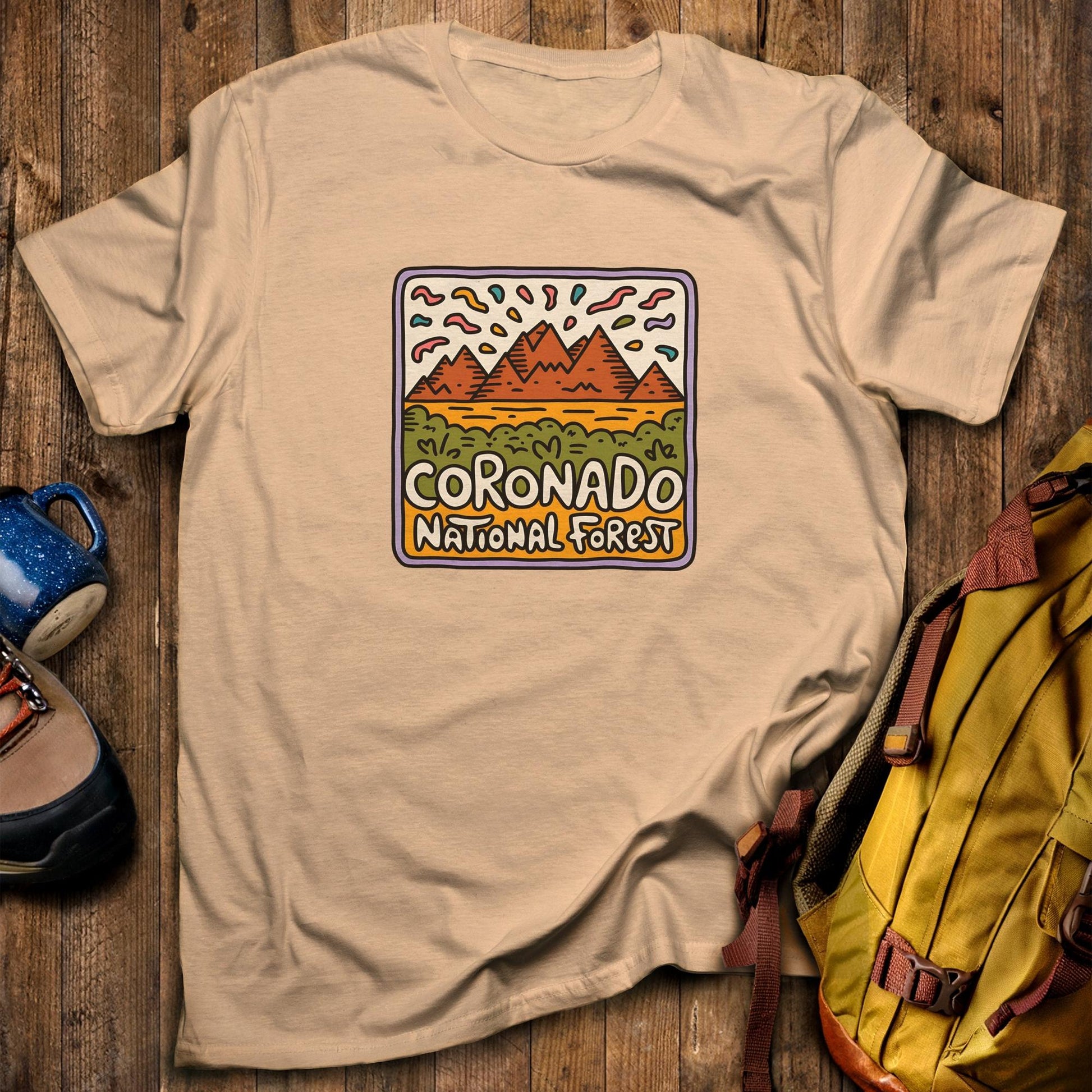 Coronado National Forest T-Shirt Sand Adventure and Outdoors Themed T-Shirt