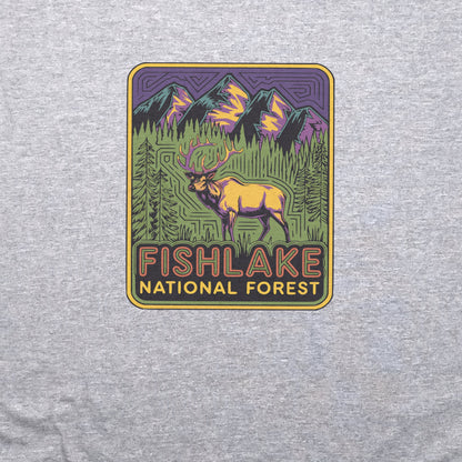 Fishlake National Forest Elk T-Shirt Adventure and Outdoors Themed T-Shirt