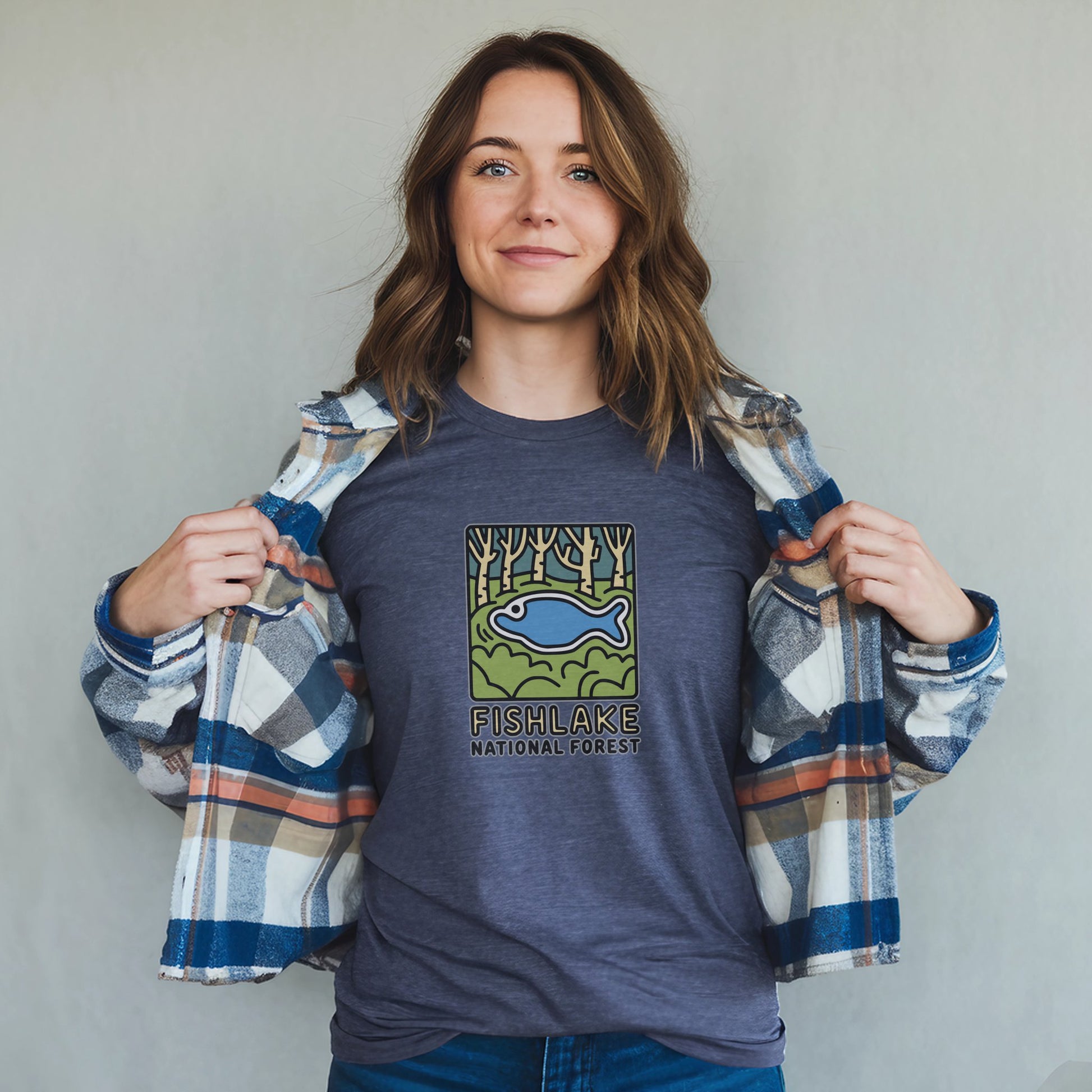 Fishlake National Forest T-Shirt Adventure and Outdoors Themed T-Shirt