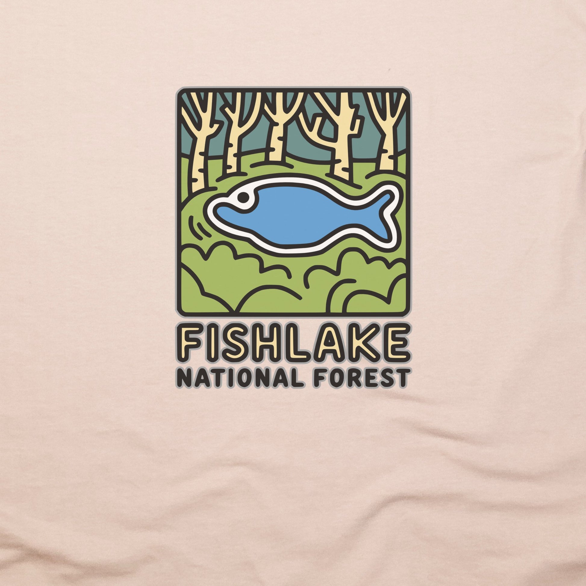 Fishlake National Forest T-Shirt Adventure and Outdoors Themed T-Shirt