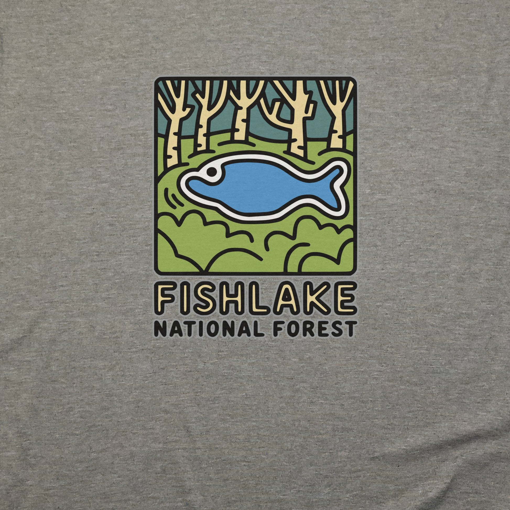 Fishlake National Forest T-Shirt Adventure and Outdoors Themed T-Shirt