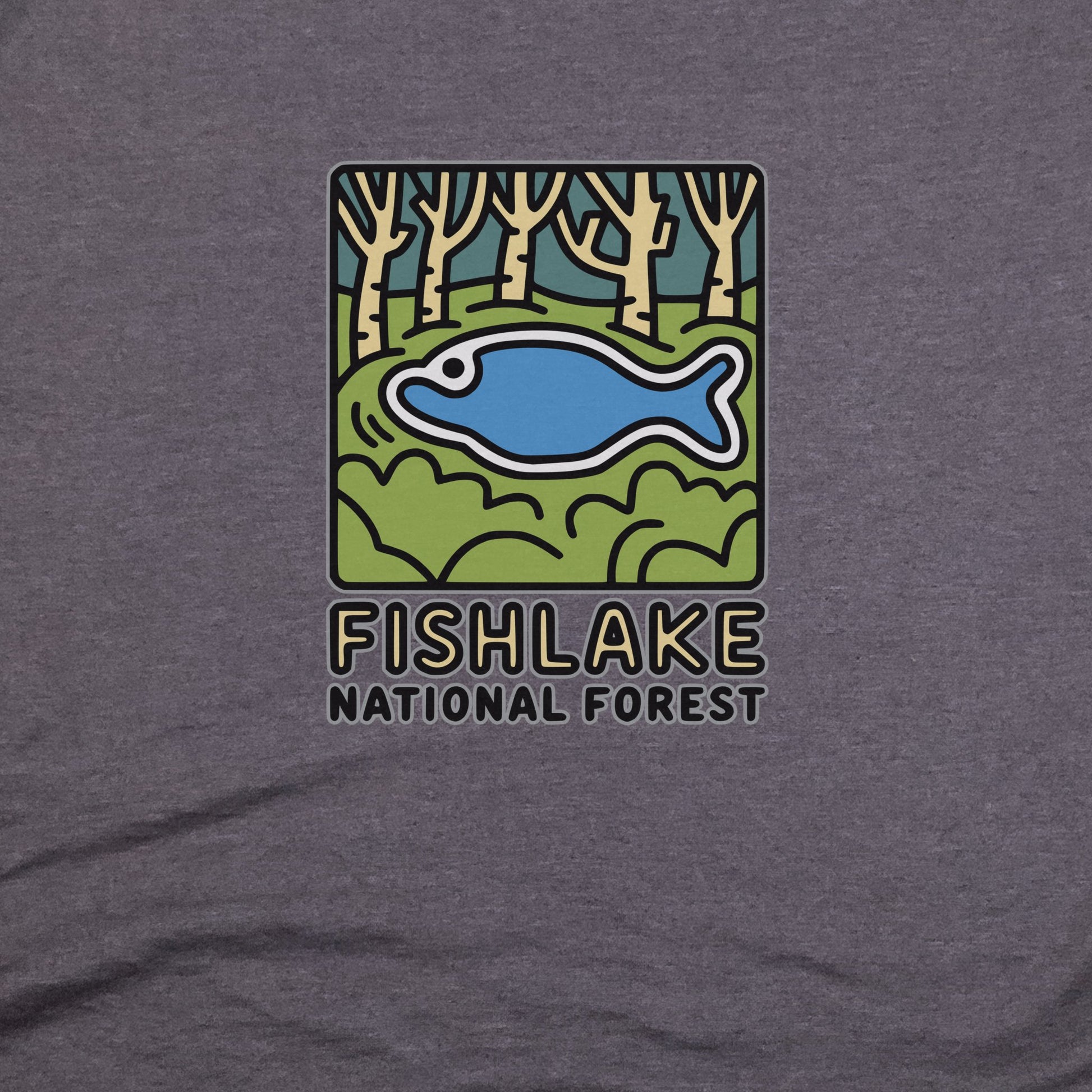 Fishlake National Forest T-Shirt Adventure and Outdoors Themed T-Shirt