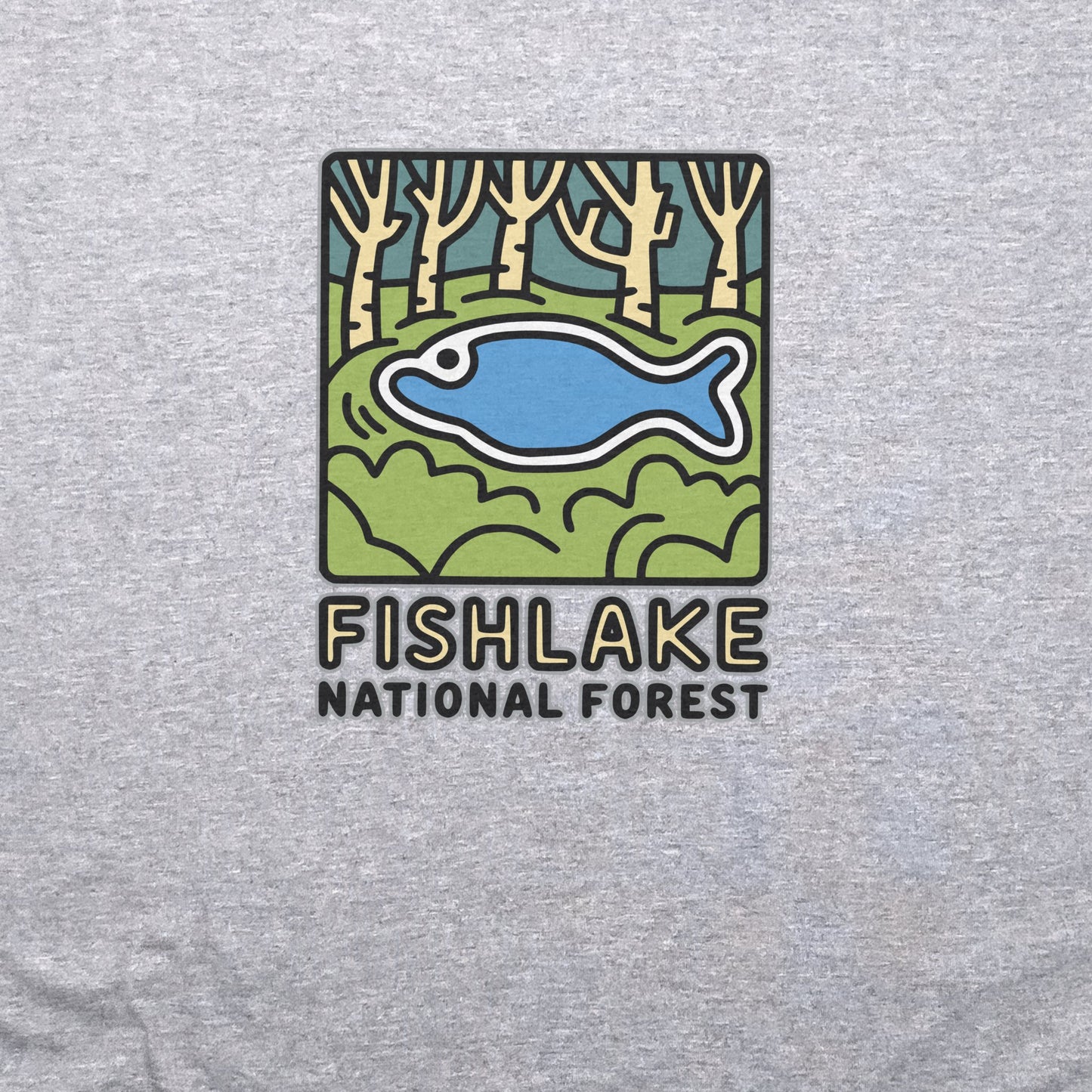 Fishlake National Forest T-Shirt Adventure and Outdoors Themed T-Shirt