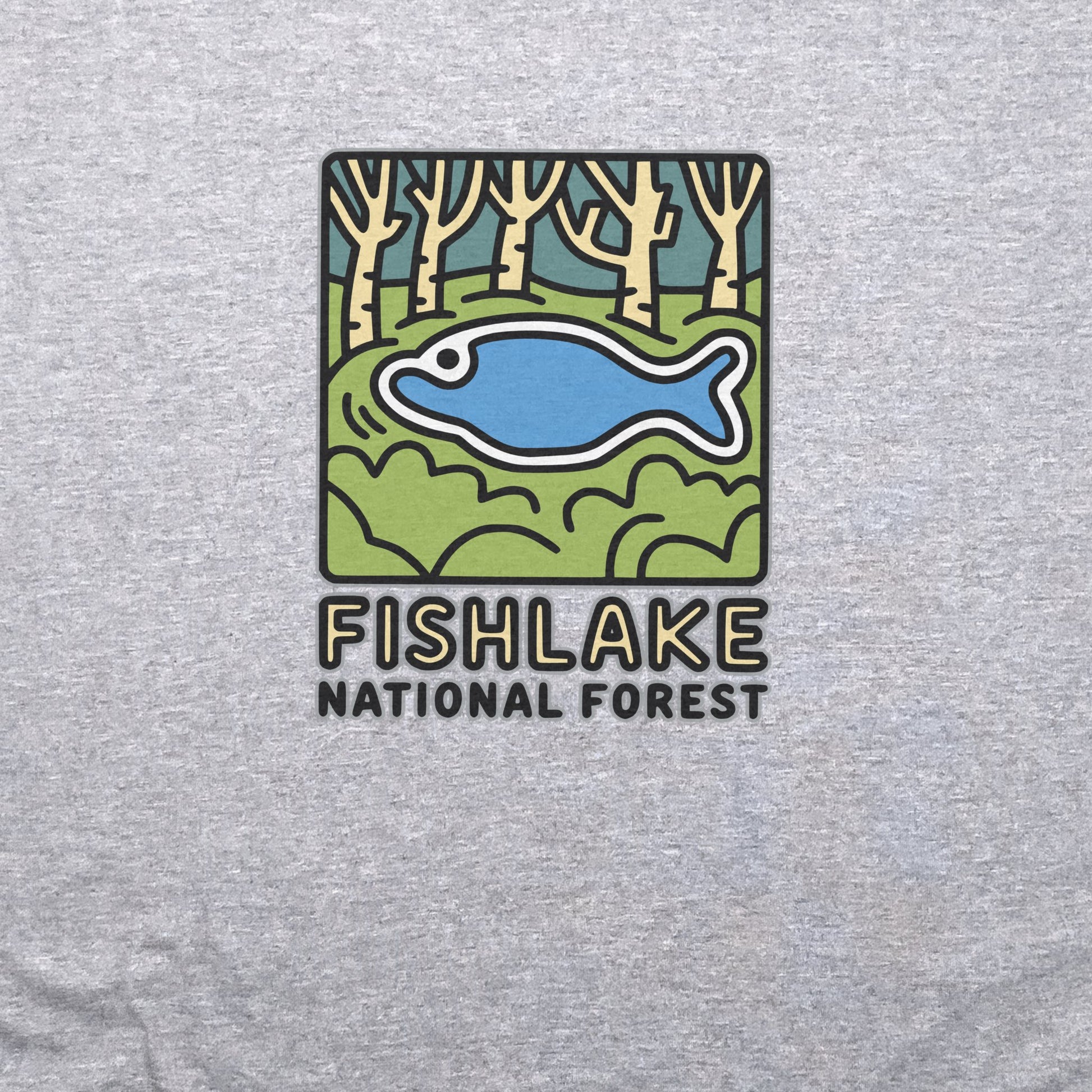Fishlake National Forest T-Shirt Adventure and Outdoors Themed T-Shirt