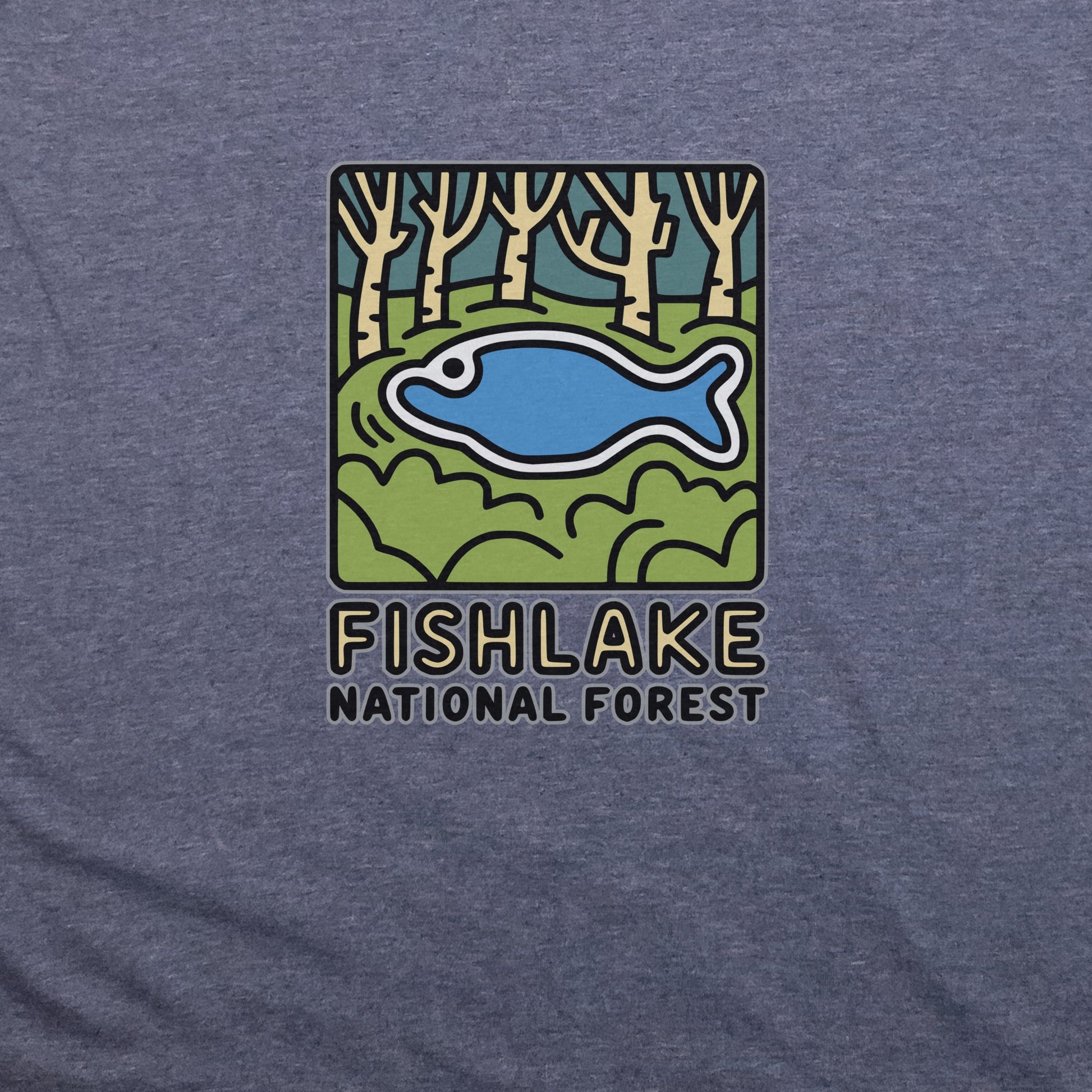 Fishlake National Forest T-Shirt Adventure and Outdoors Themed T-Shirt
