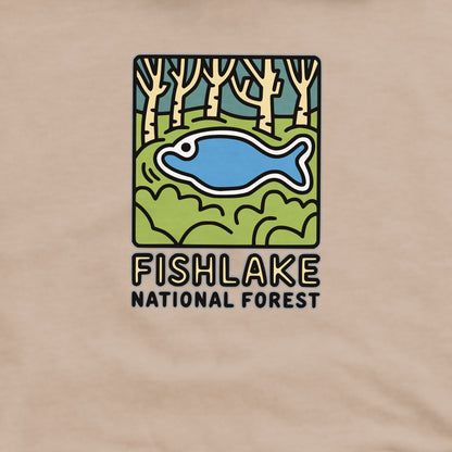 Fishlake National Forest Crewneck Sweatshirt Adventure and Outdoors Themed Sweatshirt