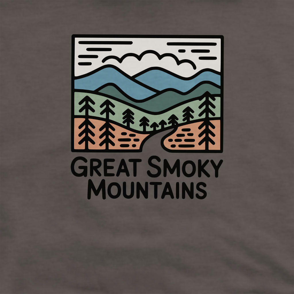 Great Smoky Mountains National Park Crewneck Sweatshirt Adventure and Outdoors Themed Sweatshirt